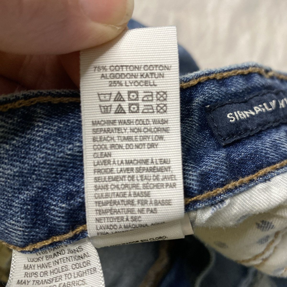 Lucky Brand Lucky Brand Women's Sienna Slim Boyfriend Jeans Sz 6/28 Size 28" / US 6 / IT 42 - 6 Thumbnail