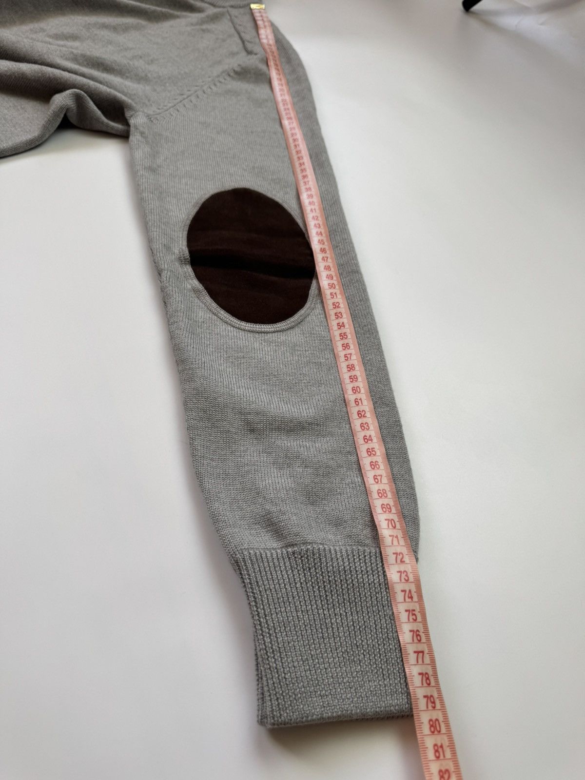 KJUS Gray Kjus 1/3 Zip Sweater Merino Wool Big Logo Old Money Size US L / EU 52-54 / 3 - 19 Thumbnail