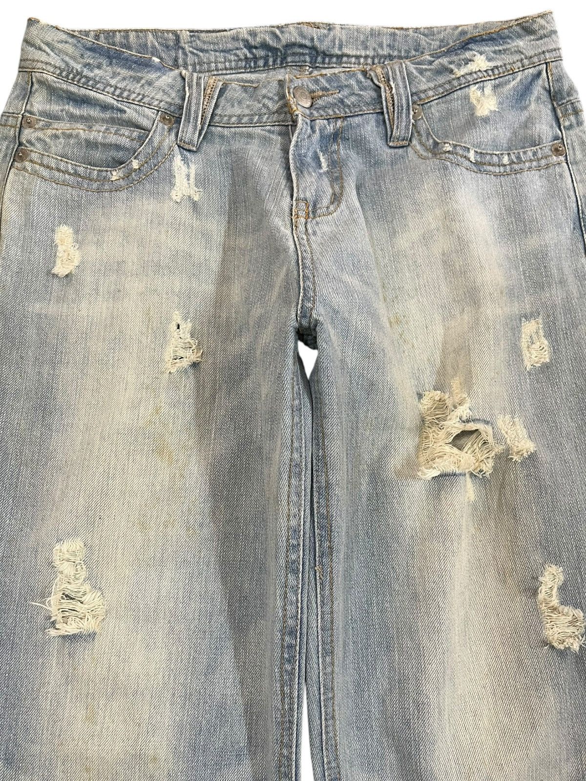 Other Vintage Marna Jeans Ripped Distressed Denim Size US 33 - 2 Thumbnail