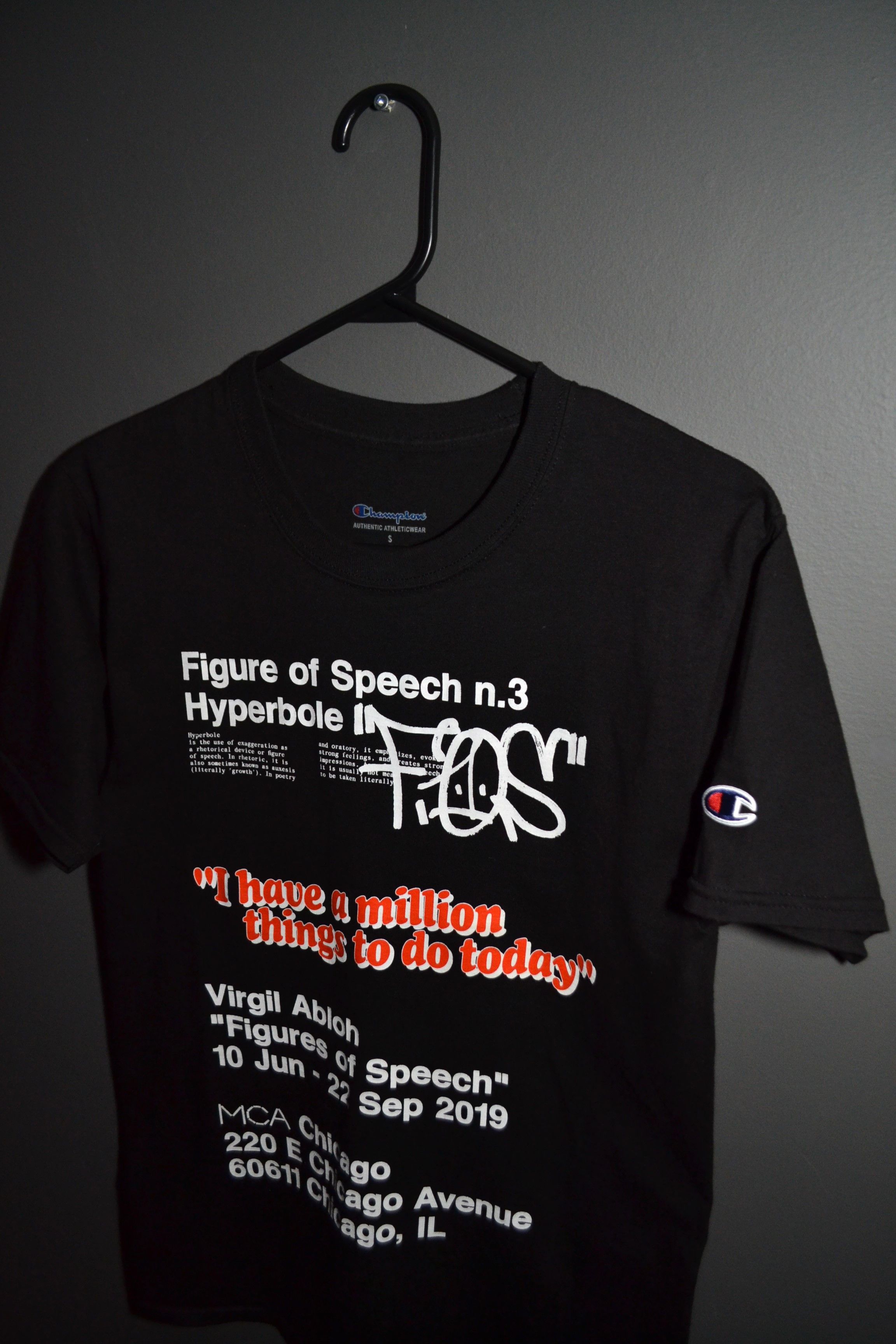 Virgil Abloh Virgil Abloh MCA Figures of Speech Tee Size US S / EU 44-46 / 1 - 3 Thumbnail