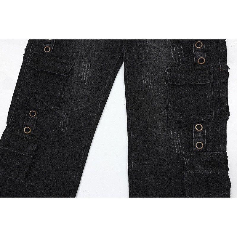 Japanese Brand × Jean Loose casual pocket high street jeans Size US 32 / EU 48 - 3 Thumbnail