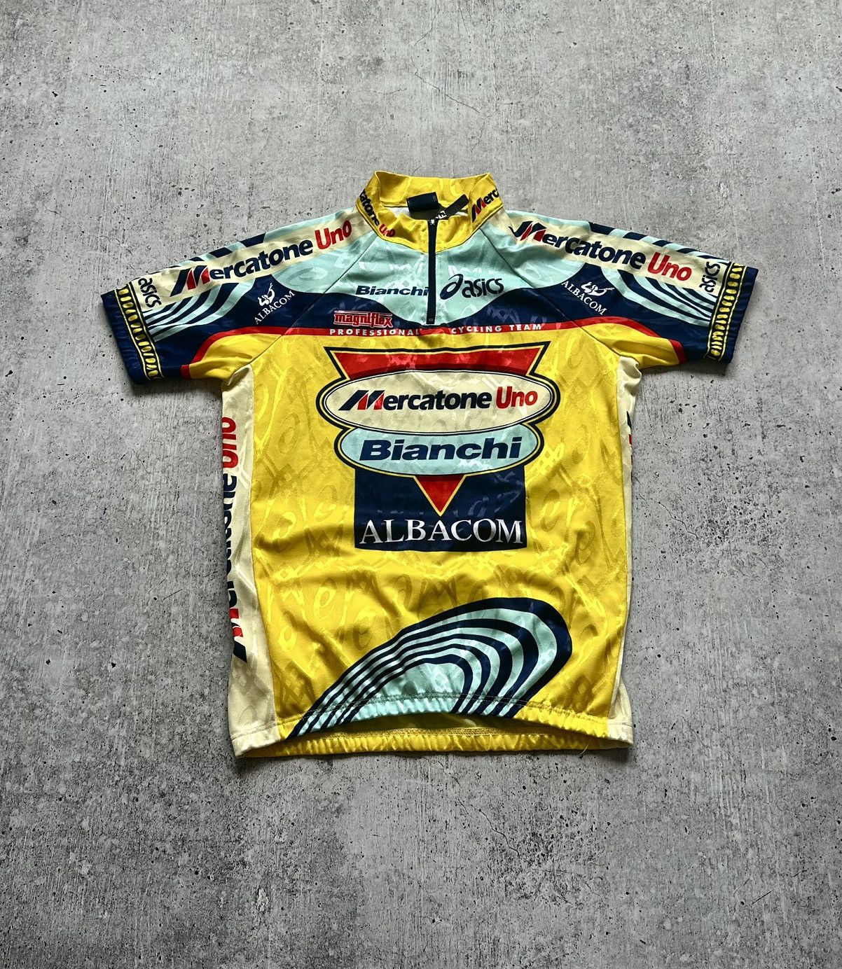 1999 Asics Bianchi Mercatone Uno Vintage Cycling Jersey