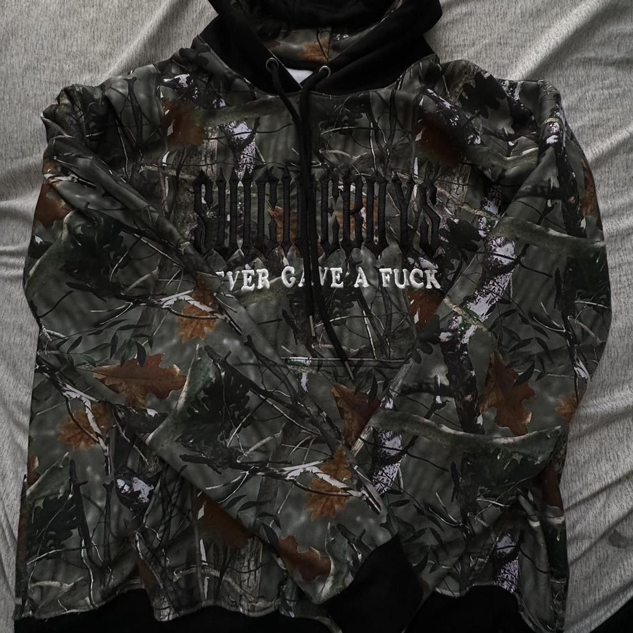 G59 Records camo never gave a fuck suicideboys hoodie Size US XL / EU 56 / 4 - 1 Thumbnail