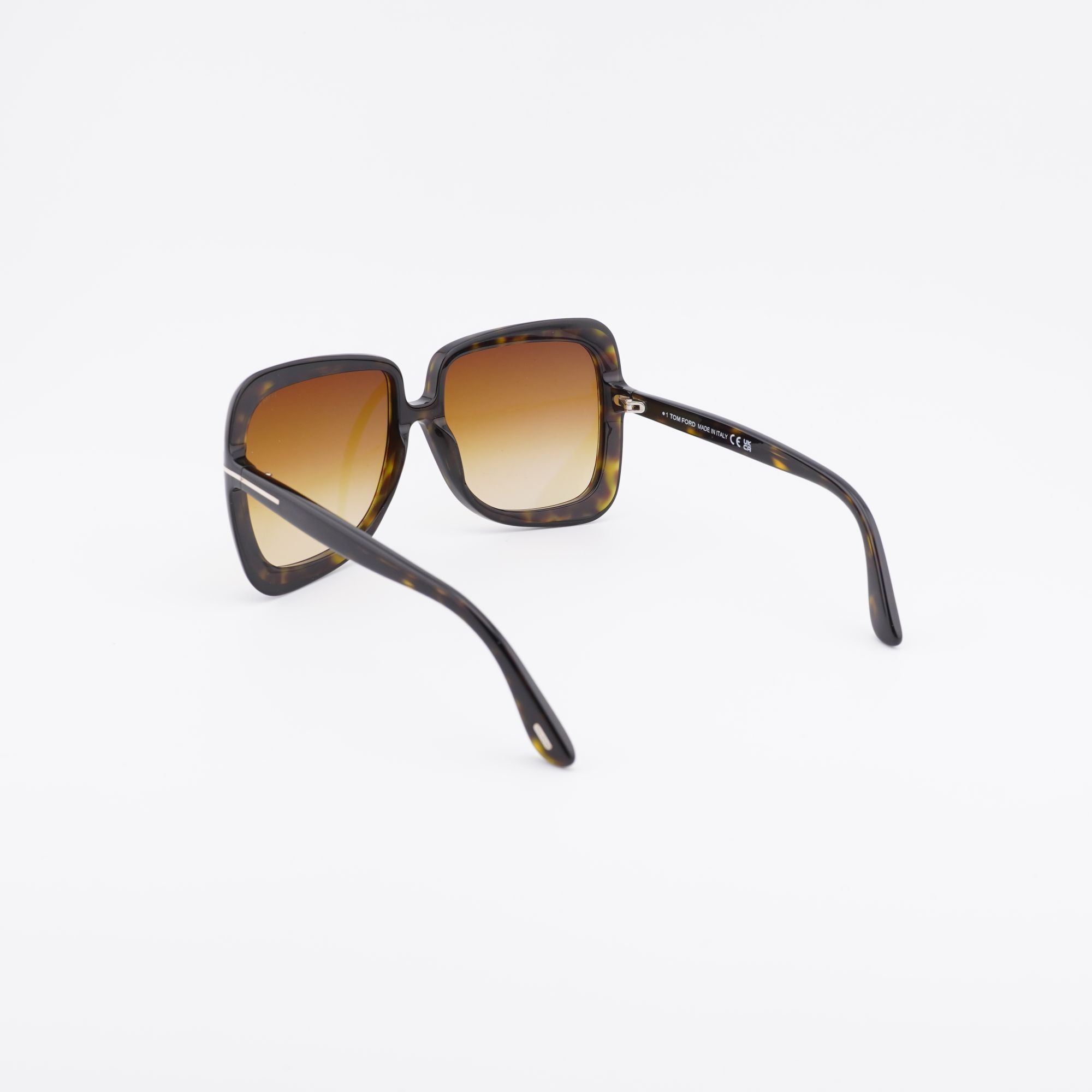 Tom Ford Tom Ford Lorelai FT1156 52E Sunglasses Havana Butterfly Fram Size ONE SIZE - 4 Thumbnail