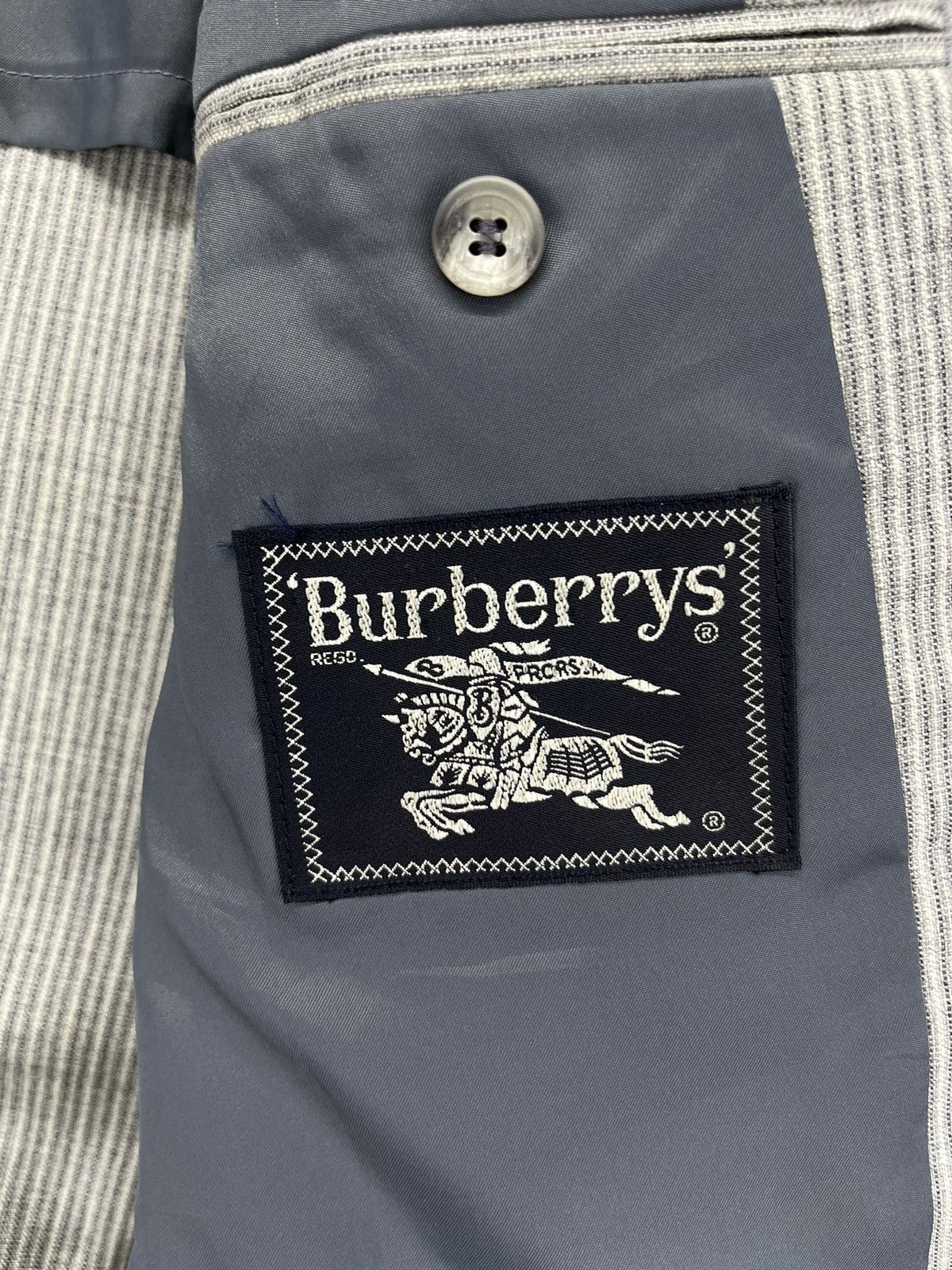 Burberry Vintage Burberry Wool Blazer Coat Jacket Size US M / EU 48-50 / 2 - 7 Thumbnail