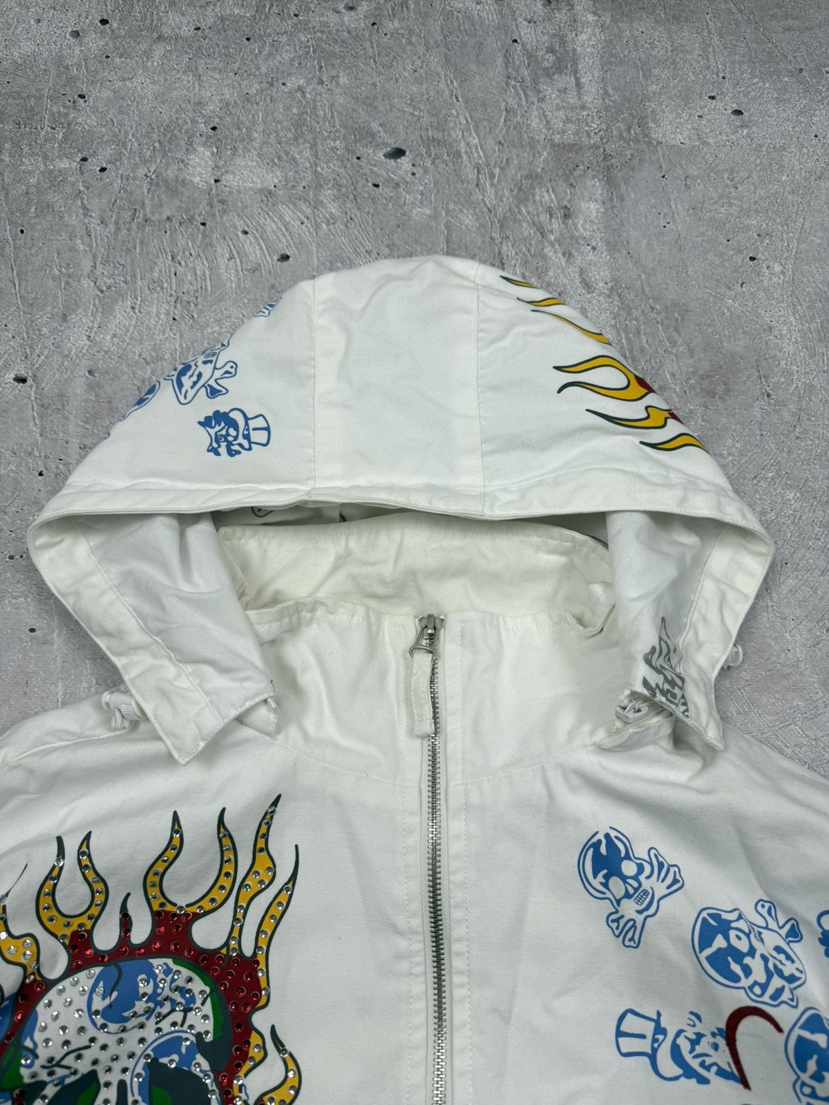 Christian Audigier × Ed Hardy × Vintage Vintage Y2K Ed Hardy Jacket Rare Size US M / EU 48-50 / 2 - 8 Thumbnail