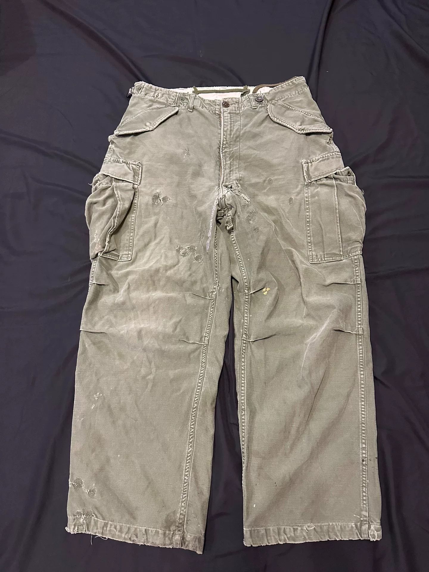 Vintage Vintage US Military M51 Cargo Pants Size US 31 - 1 Thumbnail