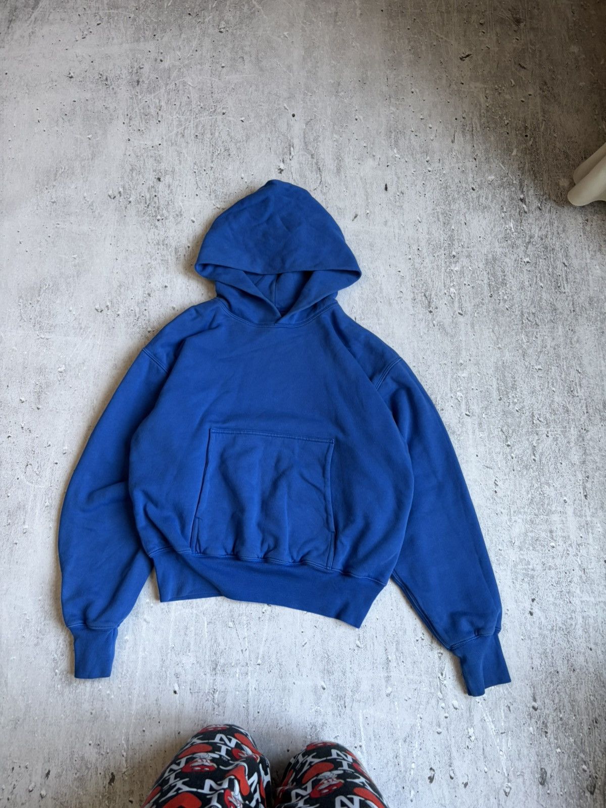 Gap × Yeezy Yeezy gap double layer blue hoodie sweatshirt boxy blank Size US S / EU 44-46 / 1 - 2 Thumbnail