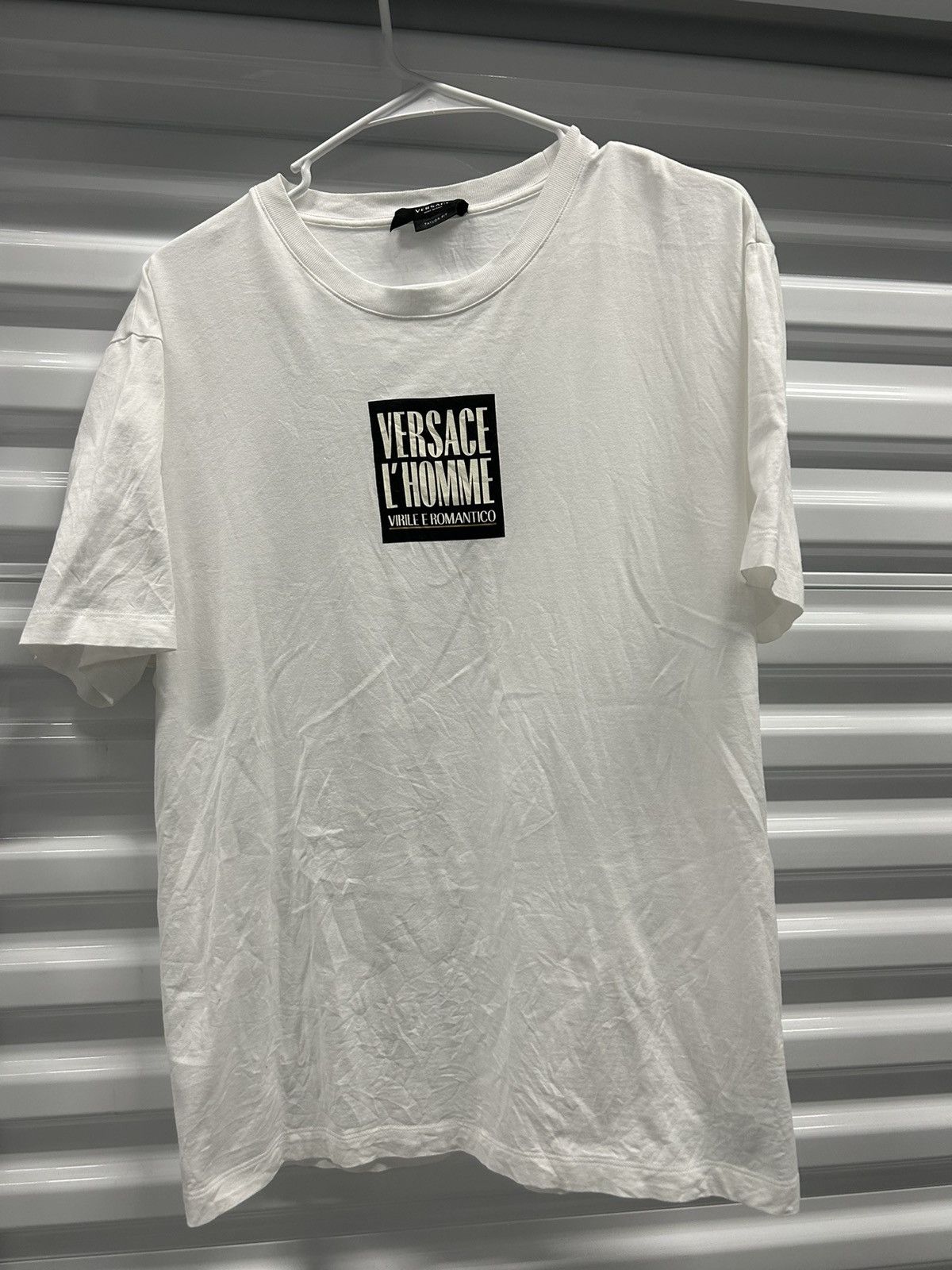 image of Versace Homme Tshirt XL in White, Men's