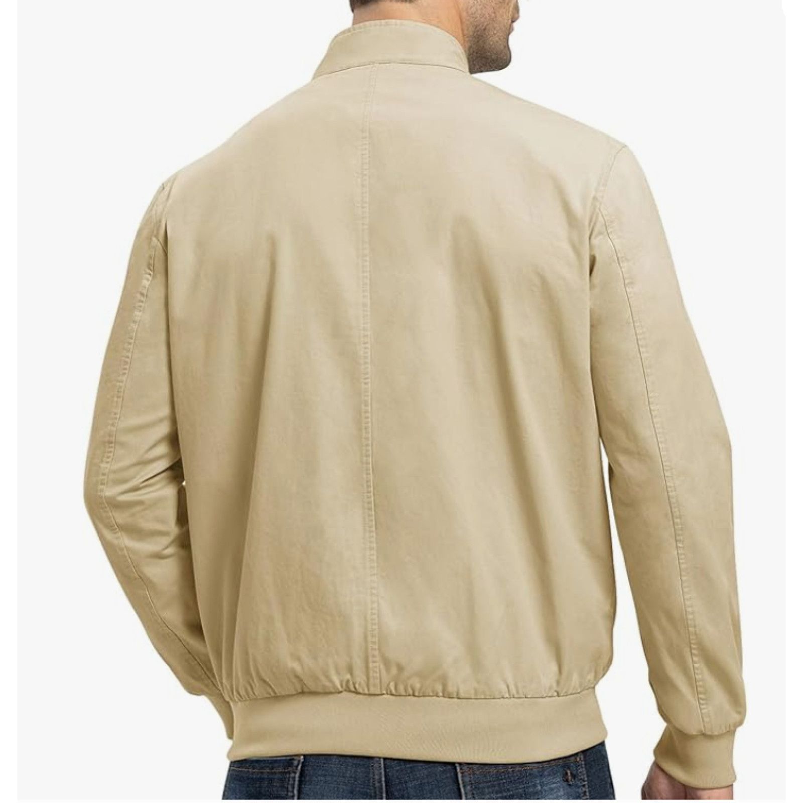 The Unbranded Brand Men's Bomber Jacket Cotton Full Zip SIZE LARGE Size US XL / EU 56 / 4 - 2 Thumbnail