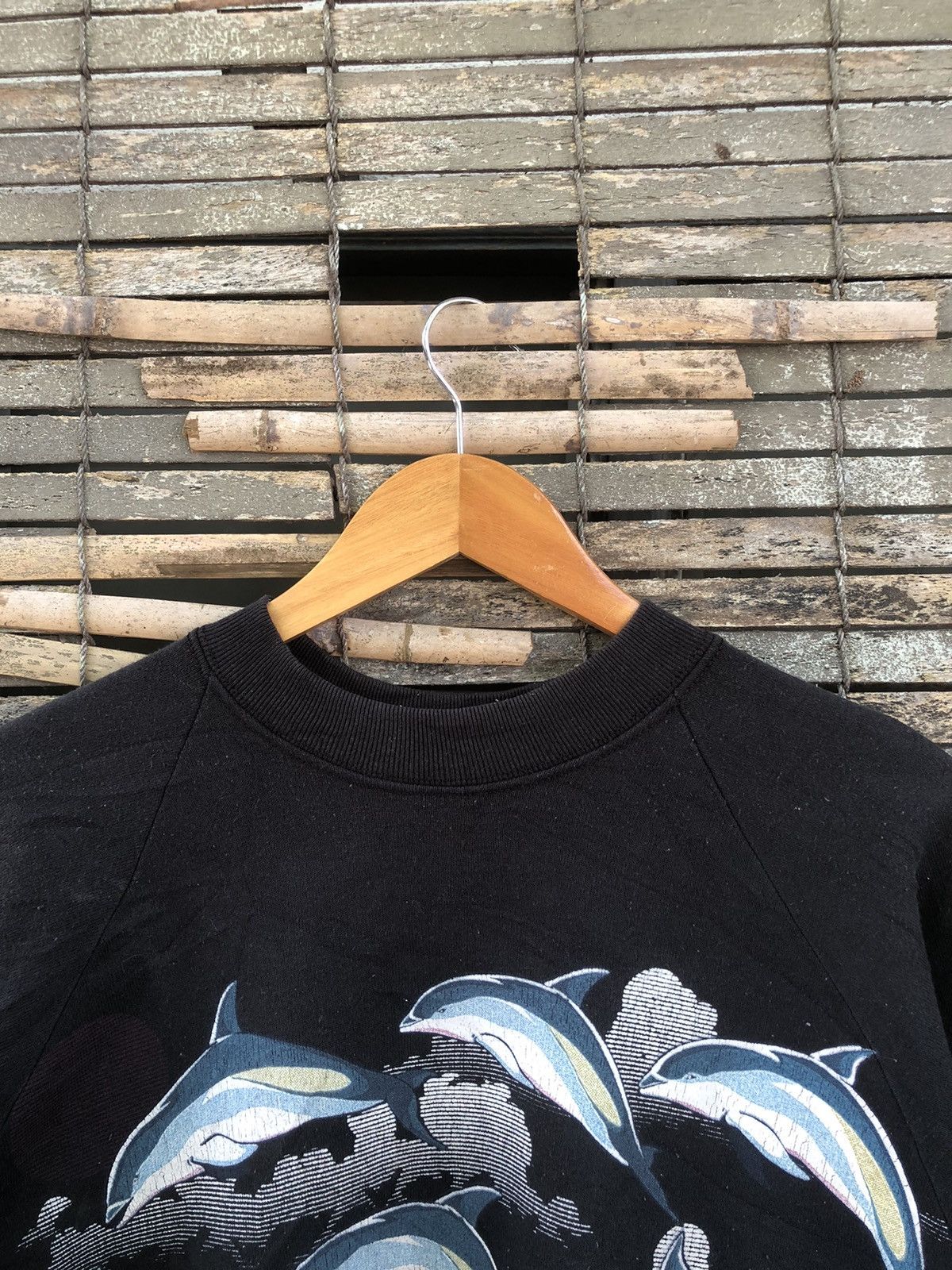 Japanese Brand × Vintage 💥Vintage 90s💥Myrtle Beach Dolphins Mirror Printed Sweatshirt Size US XL / EU 56 / 4 - 16 Thumbnail