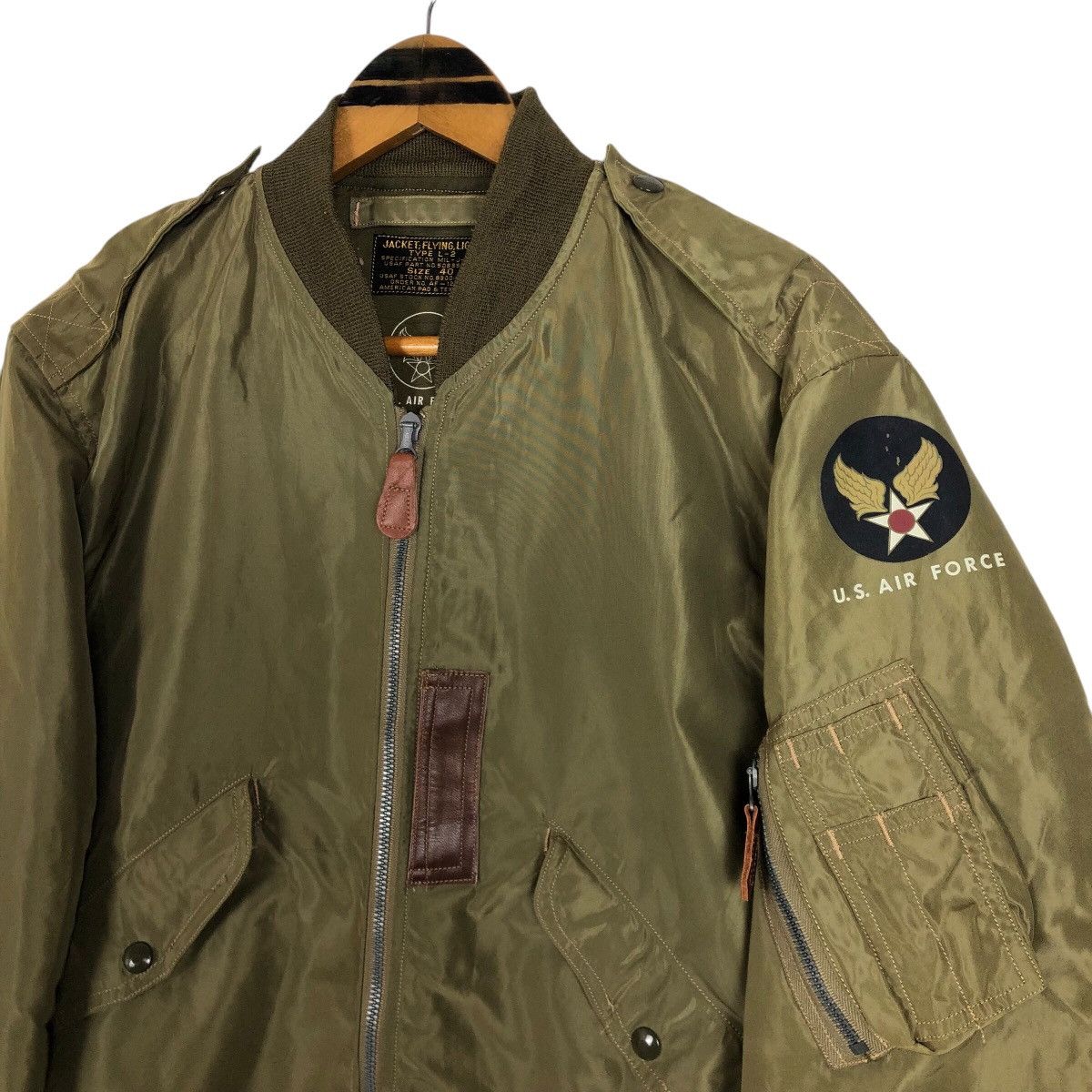 Buzz Rickson's Buzz Rickson’s Type L-2 Flight Jacket US Air Force Size US L / EU 52-54 / 3 - 6 Thumbnail