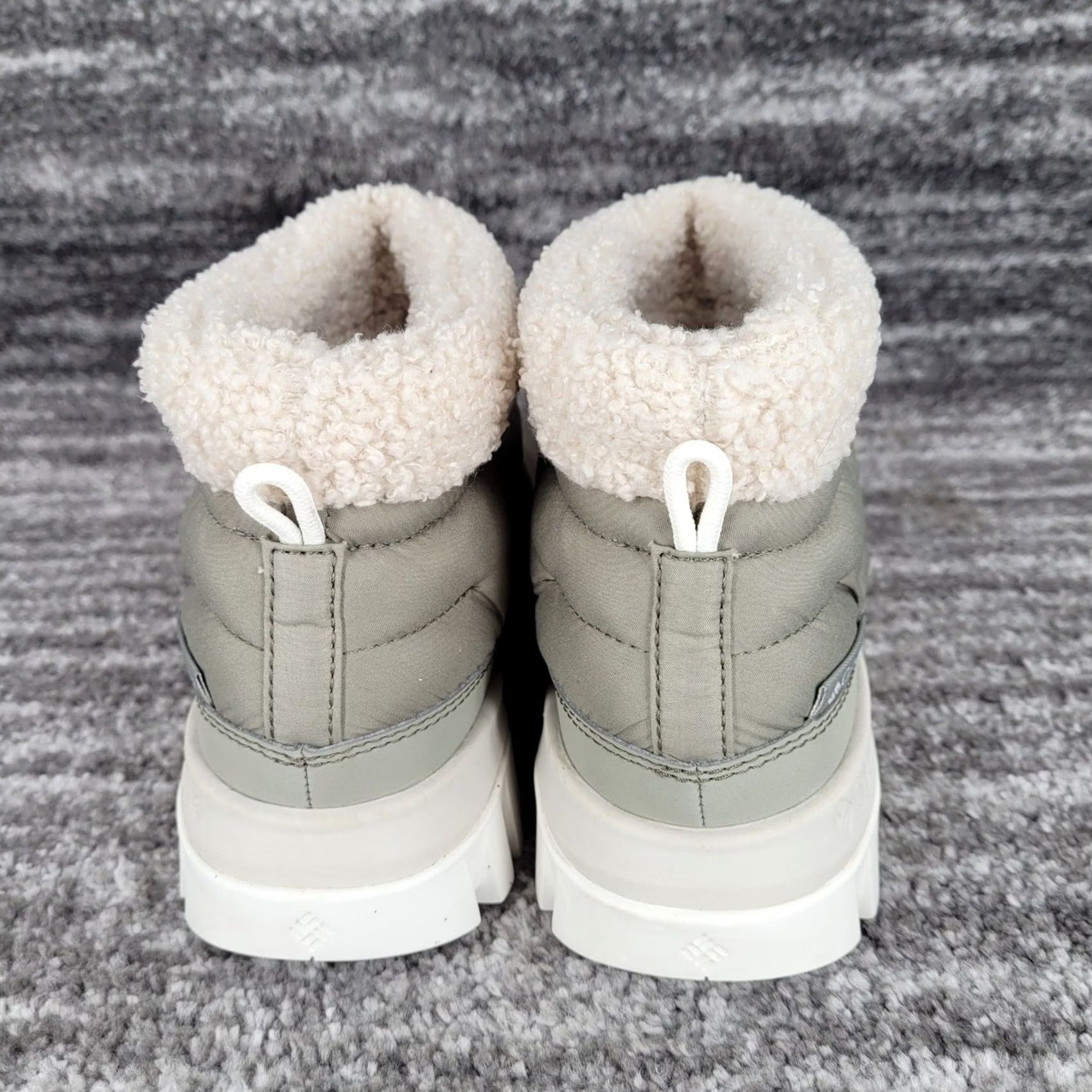Vintage Columbia Womens Snowtrot Shorty Boots Grey Green Quilted Insulated Winter 7 NEW Size 26" / US 2 / IT 38 - 4 Thumbnail