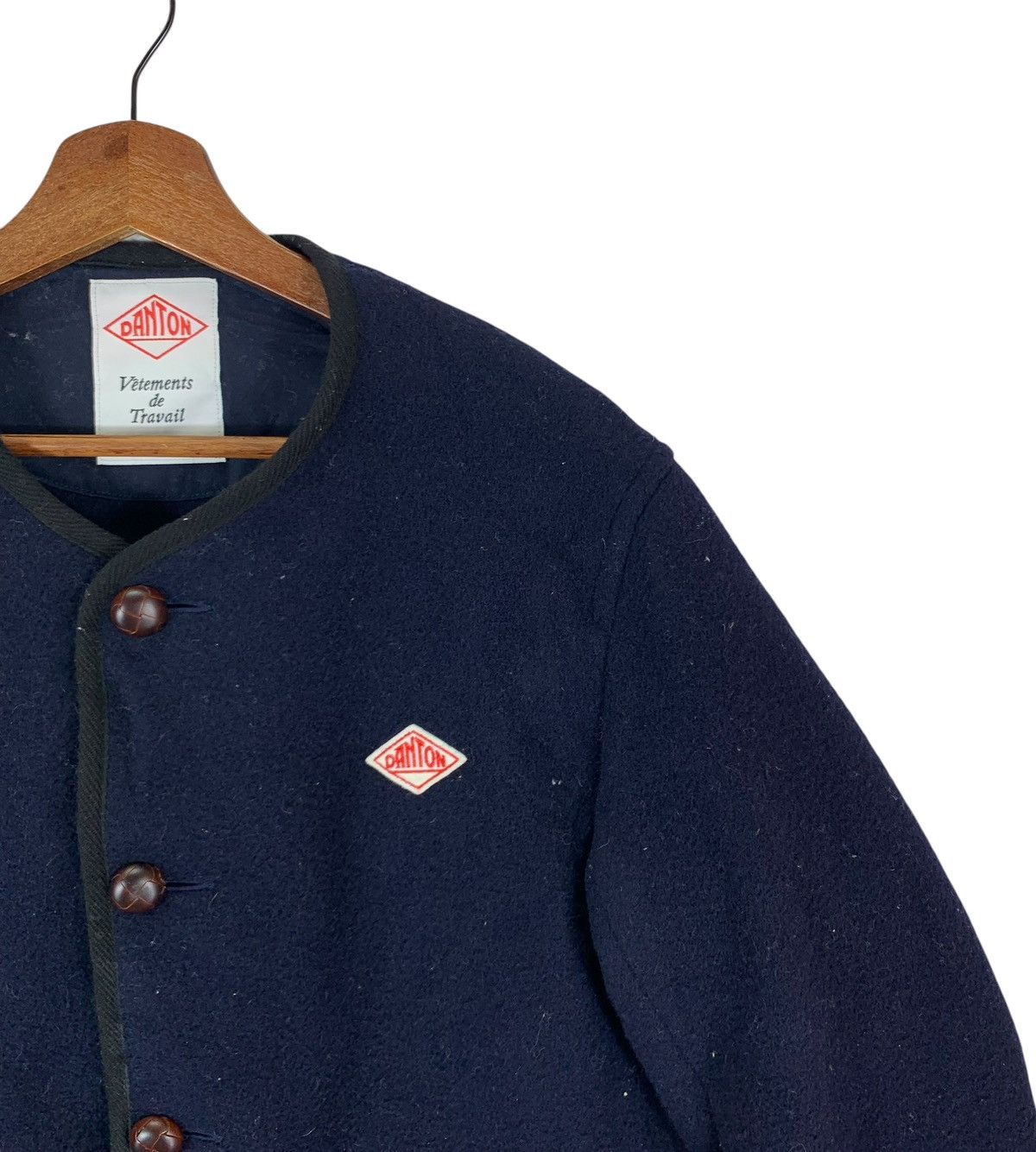 Danton × Vintage VINTAGE DANTON VETEMENTS DE TRAVAIL WOOL JACKET Size US M / EU 48-50 / 2 - 5 Thumbnail