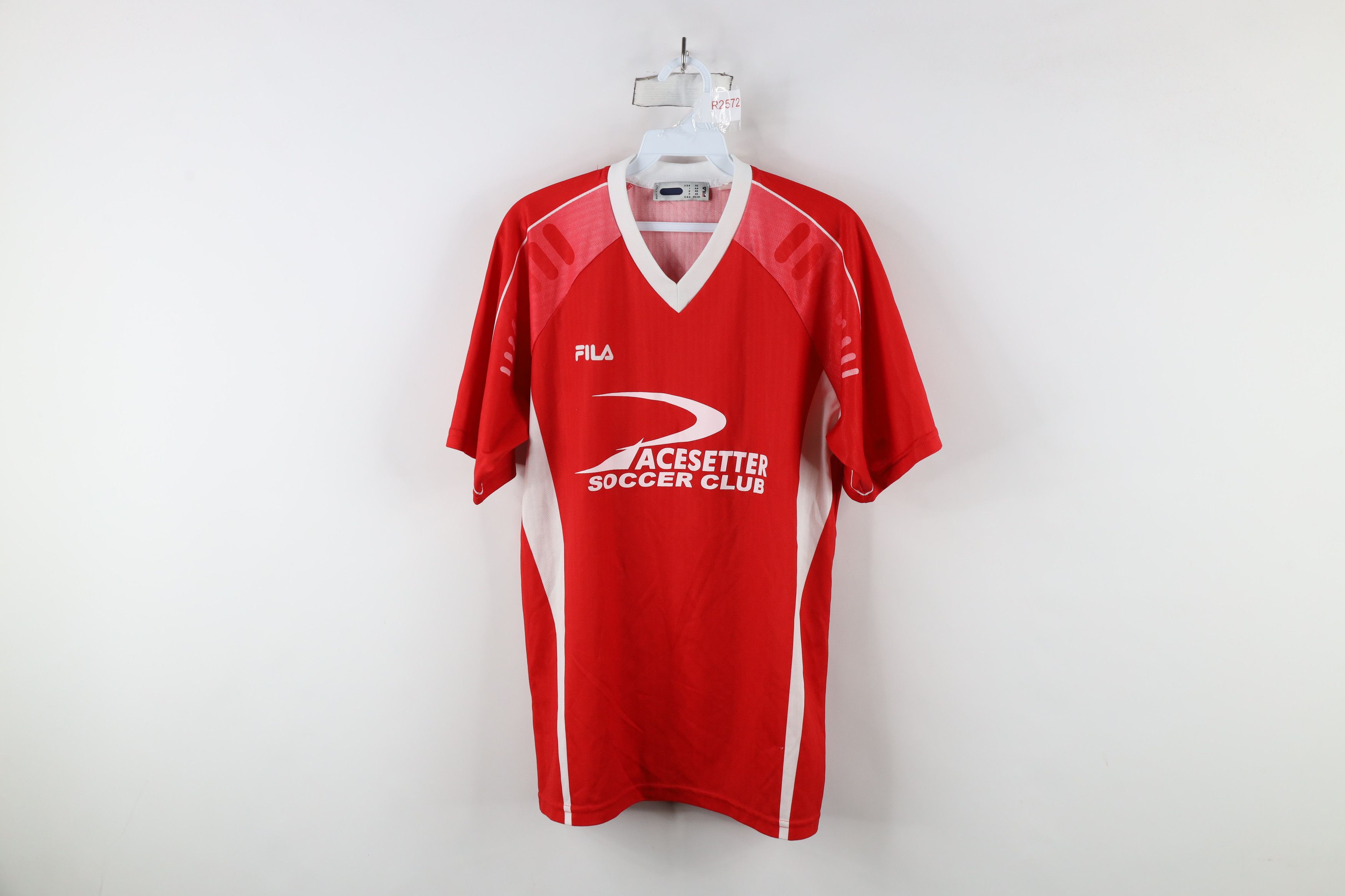 Fila × Vintage Vintage 90s Fila Striped Short Sleeve Soccer Jersey Shirt Size US XS / EU 42 / 0 - 1 Thumbnail