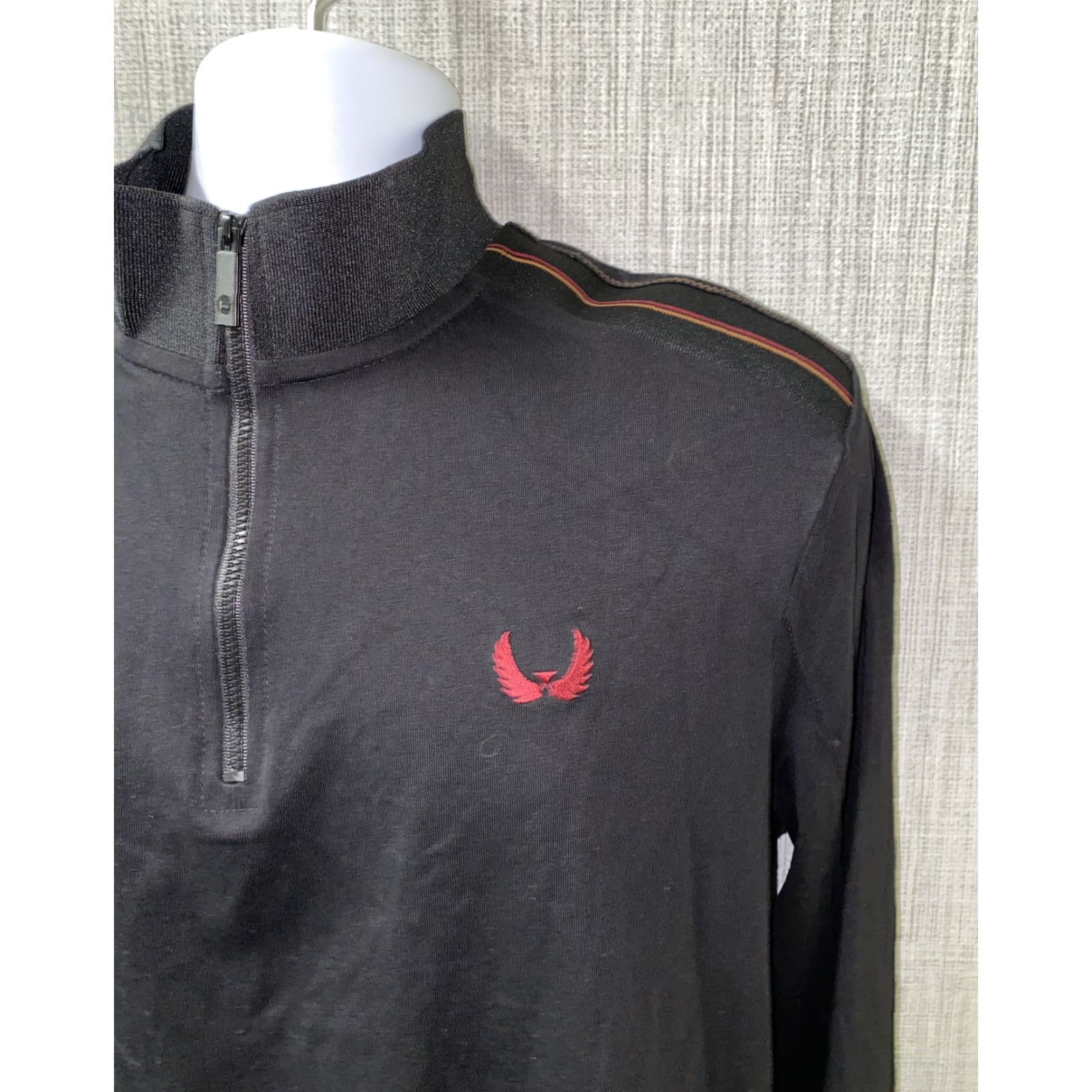 Vintage Nick Danger Mens Jacket 1/2 Zip Pullover Black L Size US L / EU 52-54 / 3 - 2 Thumbnail