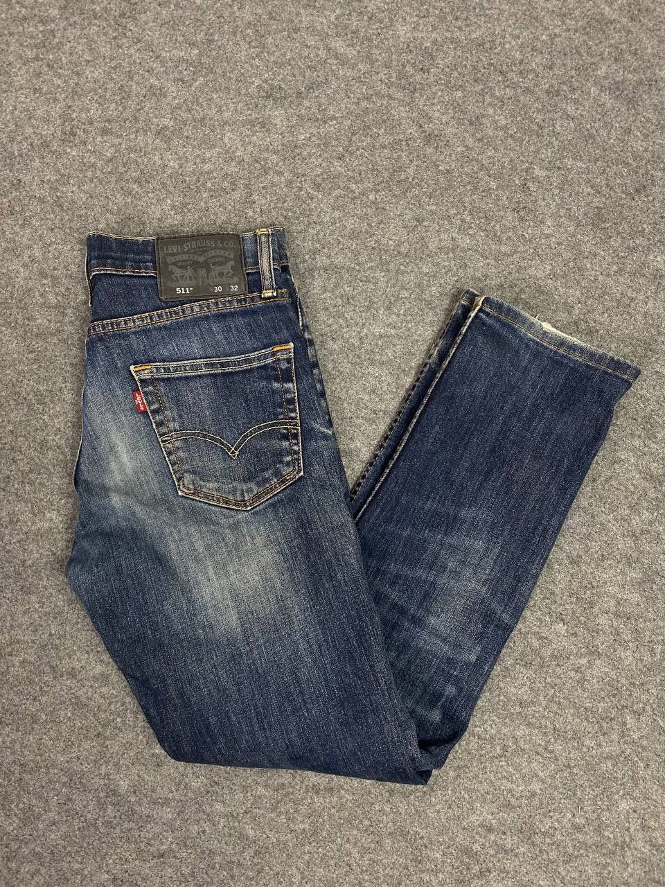 Levi's levis 511 slim distressed denim nice design Size US 32 / EU 48 - 1 Thumbnail