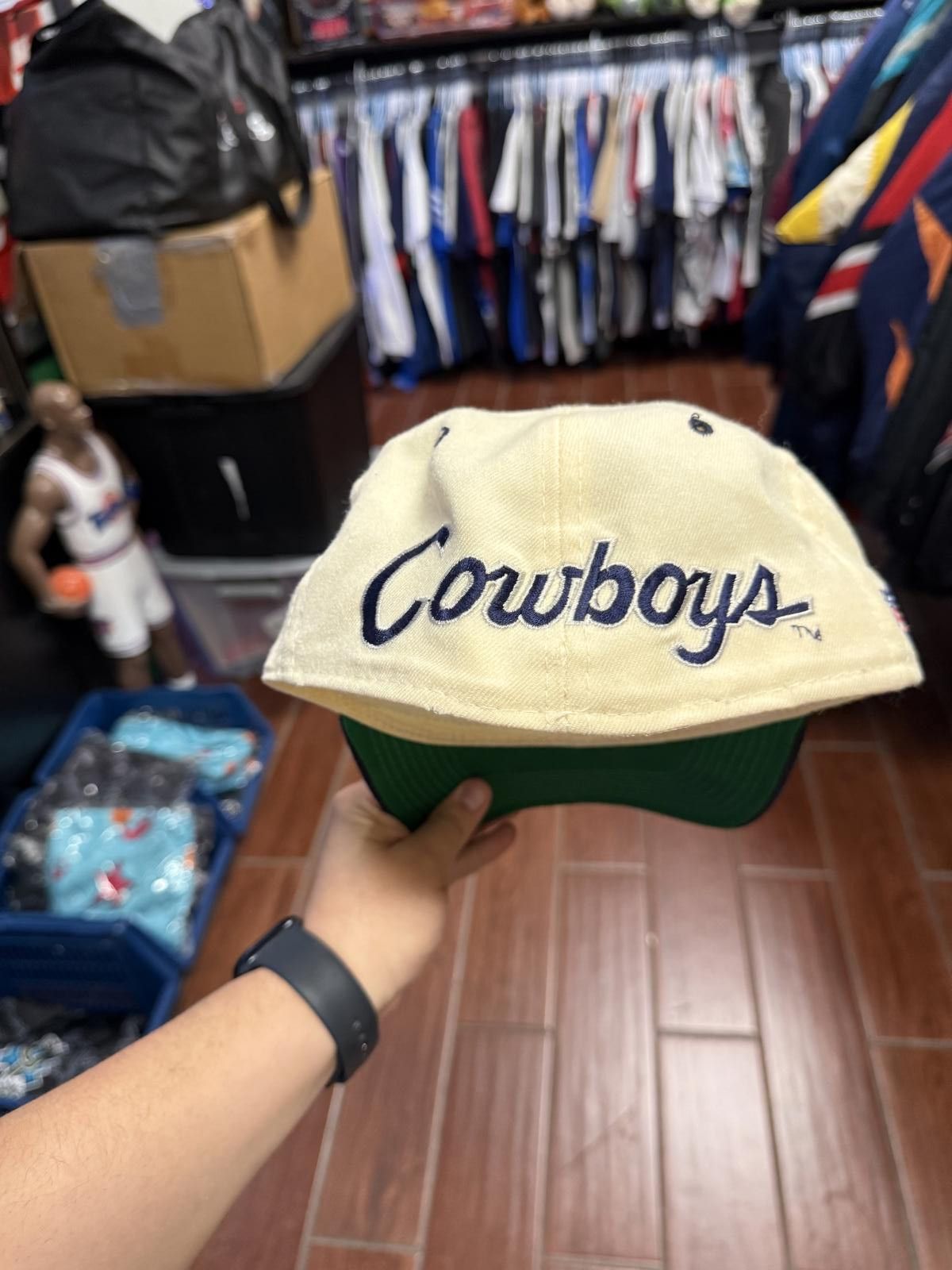 Sports Specialties 90s Vintage Cowboys Fitted Hat Size 7 Size ONE SIZE - 5 Thumbnail