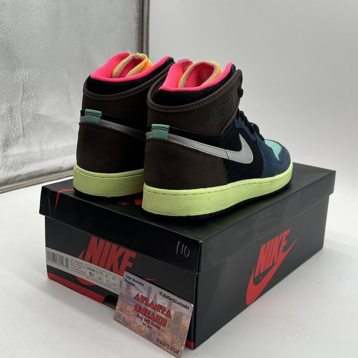 Jordan Brand Air Jordan 1 high Tokyo bio hack Size US 5.5 / EU 38 - 5 Thumbnail