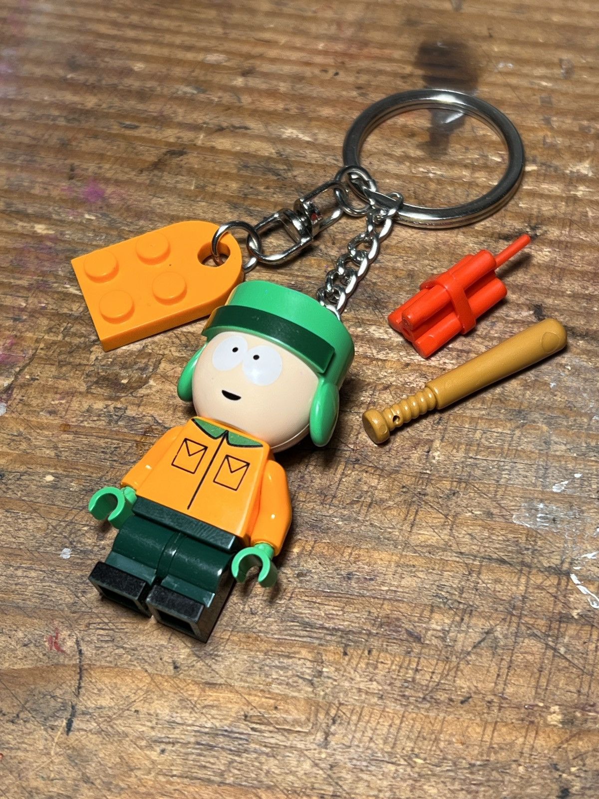 Other South Park kyle stan minifigure keychain matching keyring Size ONE SIZE - 5 Thumbnail