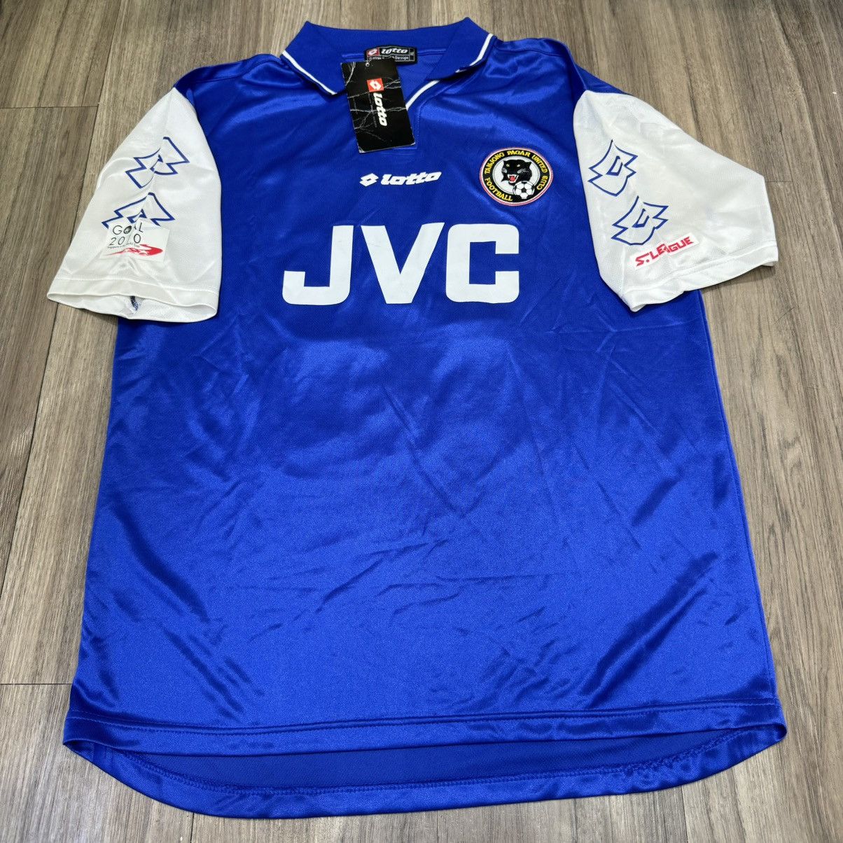 Lotto Sport Tanjong pagar united FC 2003 away shirt #12 Hiroaki ((bnwt) Size US XL / EU 56 / 4 - 1 Thumbnail