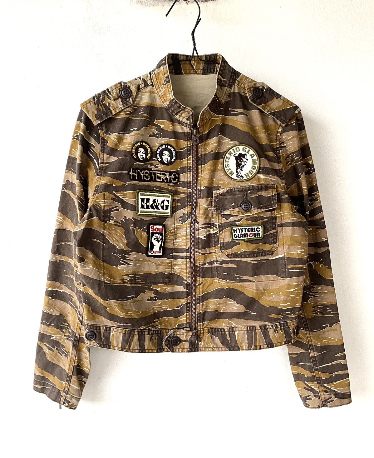 Hysteric Glamour Hysteric style camouflage tigerstripe light jacket Size US S / EU 44-46 / 1 - 1 Thumbnail