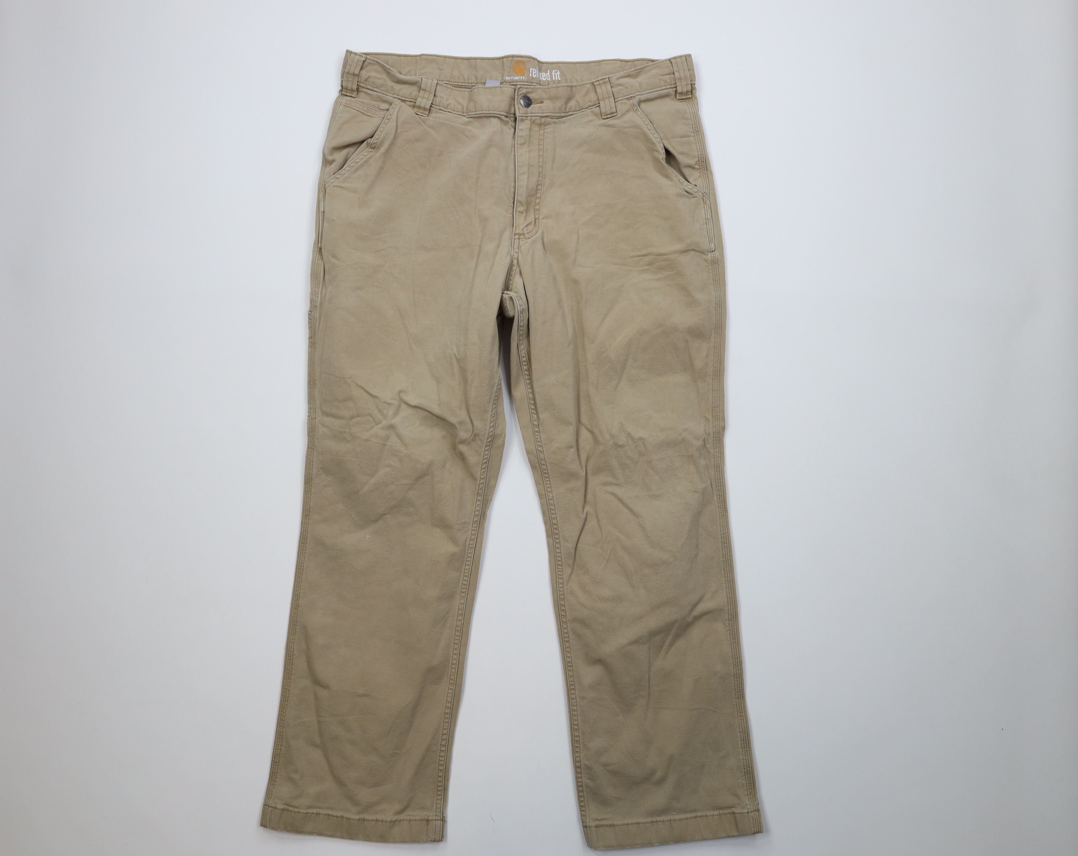 Carhartt Vintage Y2K Carhartt Relaxed Fit Wide Leg Dungaree Pants Size US 38 / EU 54 - 1 Thumbnail