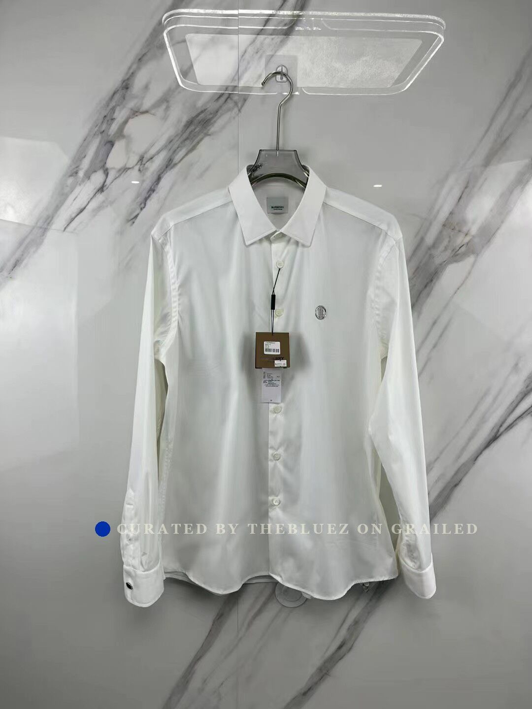 Burberry 2023 Burberry Steel Logo Steel Buckle Shirt Size US M / EU 48-50 / 2 - 1 Thumbnail