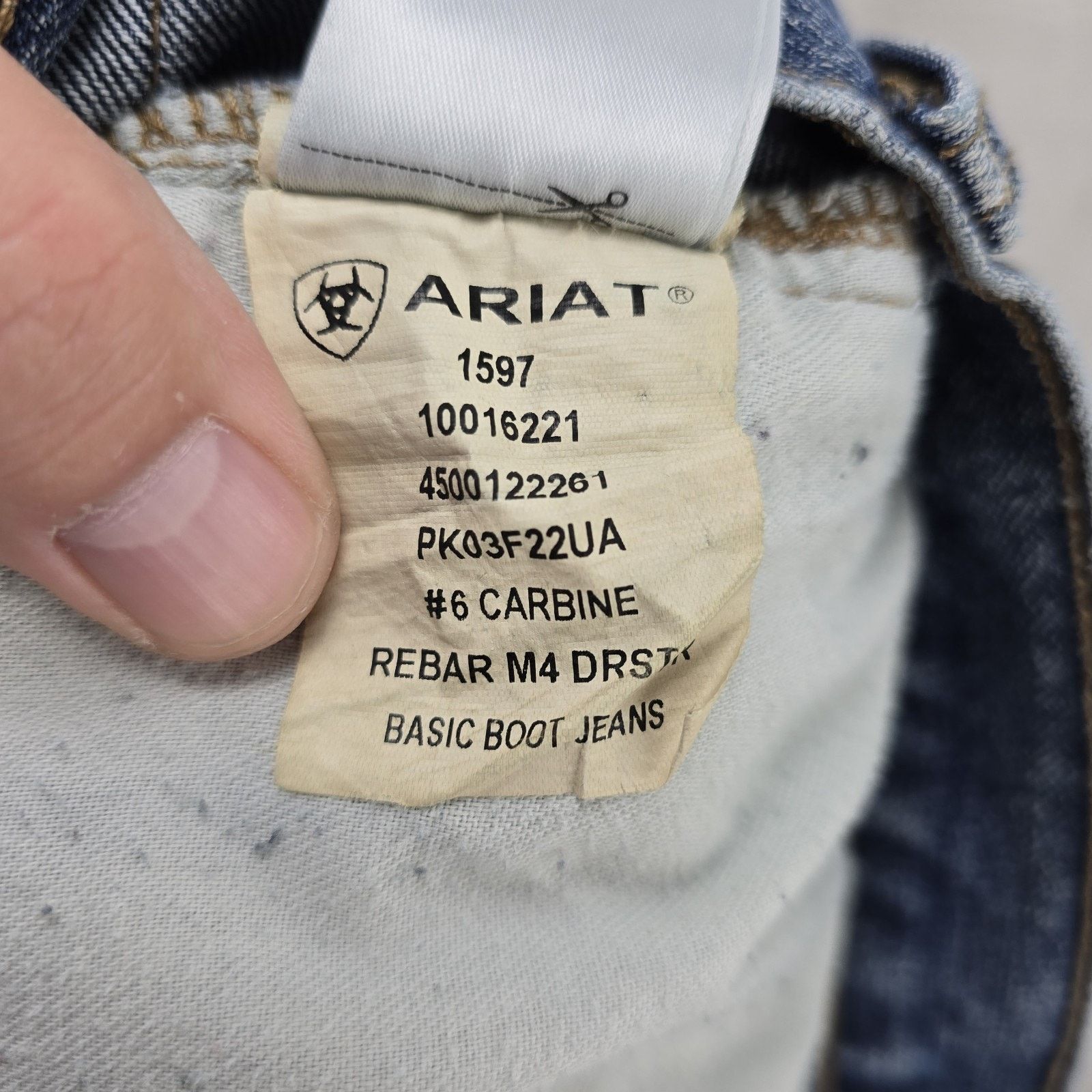 Ariat Ariat Rebar M4 Jeans 40x30 (Fits 42x28) Relaxed Boot Cut Size US 42 / EU 58 - 10 Thumbnail
