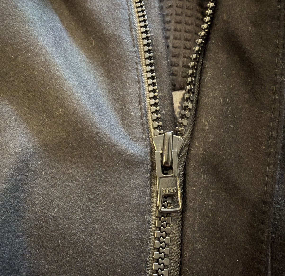 Nike Nike Men's Varsity Jacket Black/Beige Snap Zip Lined Pockets Size US XL / EU 56 / 4 - 6 Thumbnail