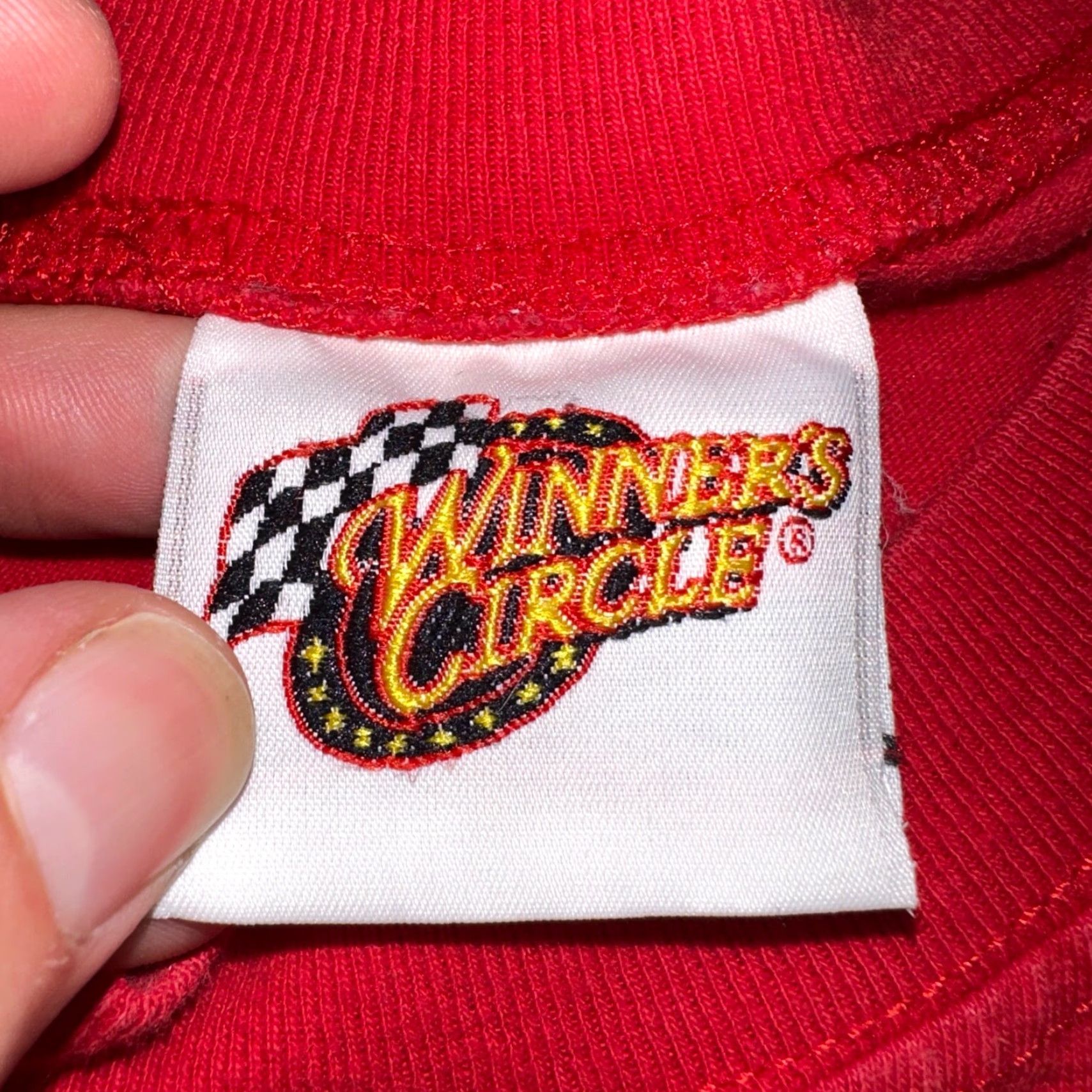 Budweiser VINTAGE Budweiser T-Shirt Car Racing Dale Earnhardt 8 Grunge Rock Red Crew Neck Short Sleeve Men L Shirts Mens Size US L / EU 52-54 / 3 - 3 Thumbnail
