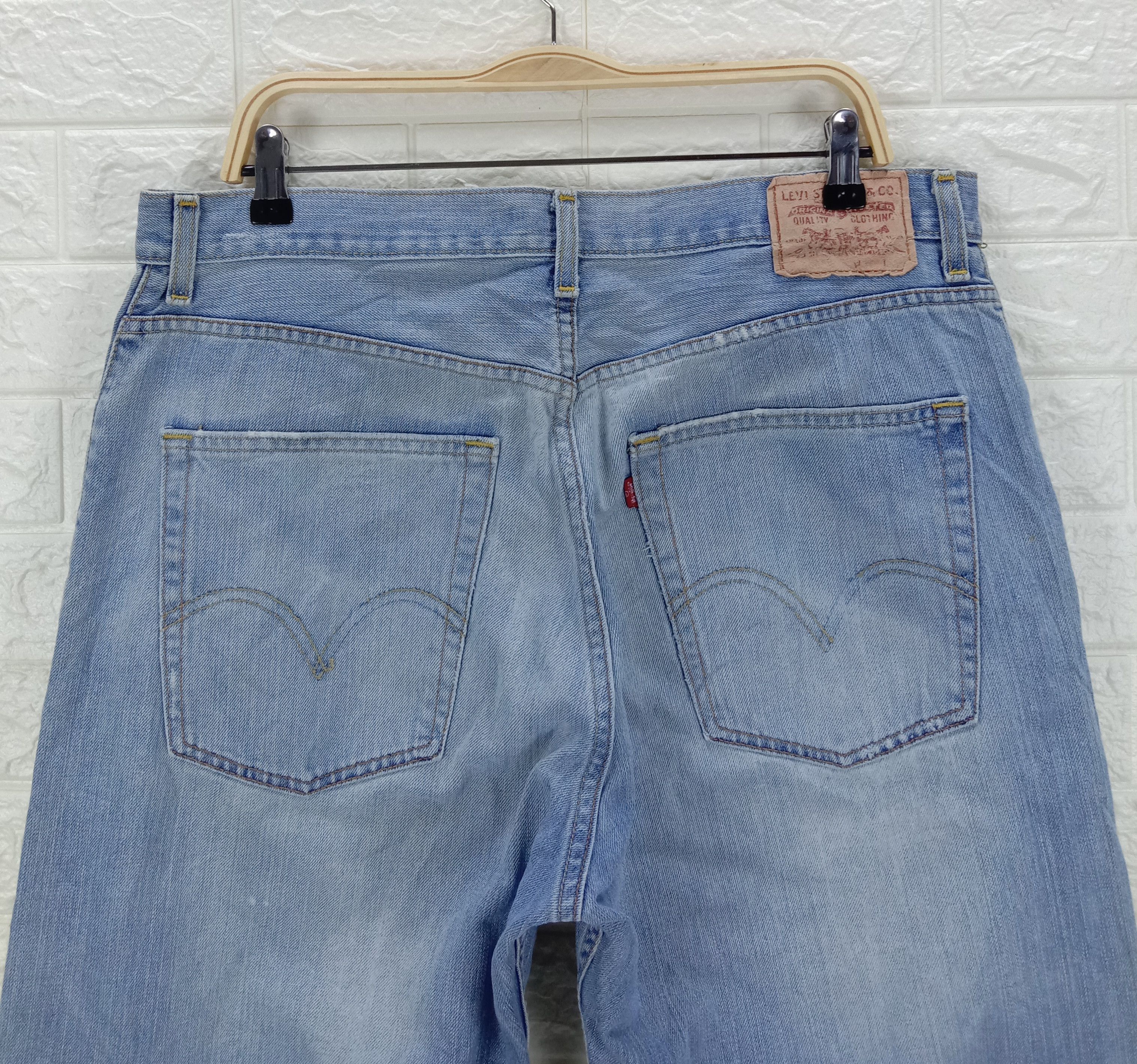 Levi's Vintage Levi's 569 Jeans Loose Straight Distressed Denim Size US 36 / EU 52 - 6 Thumbnail