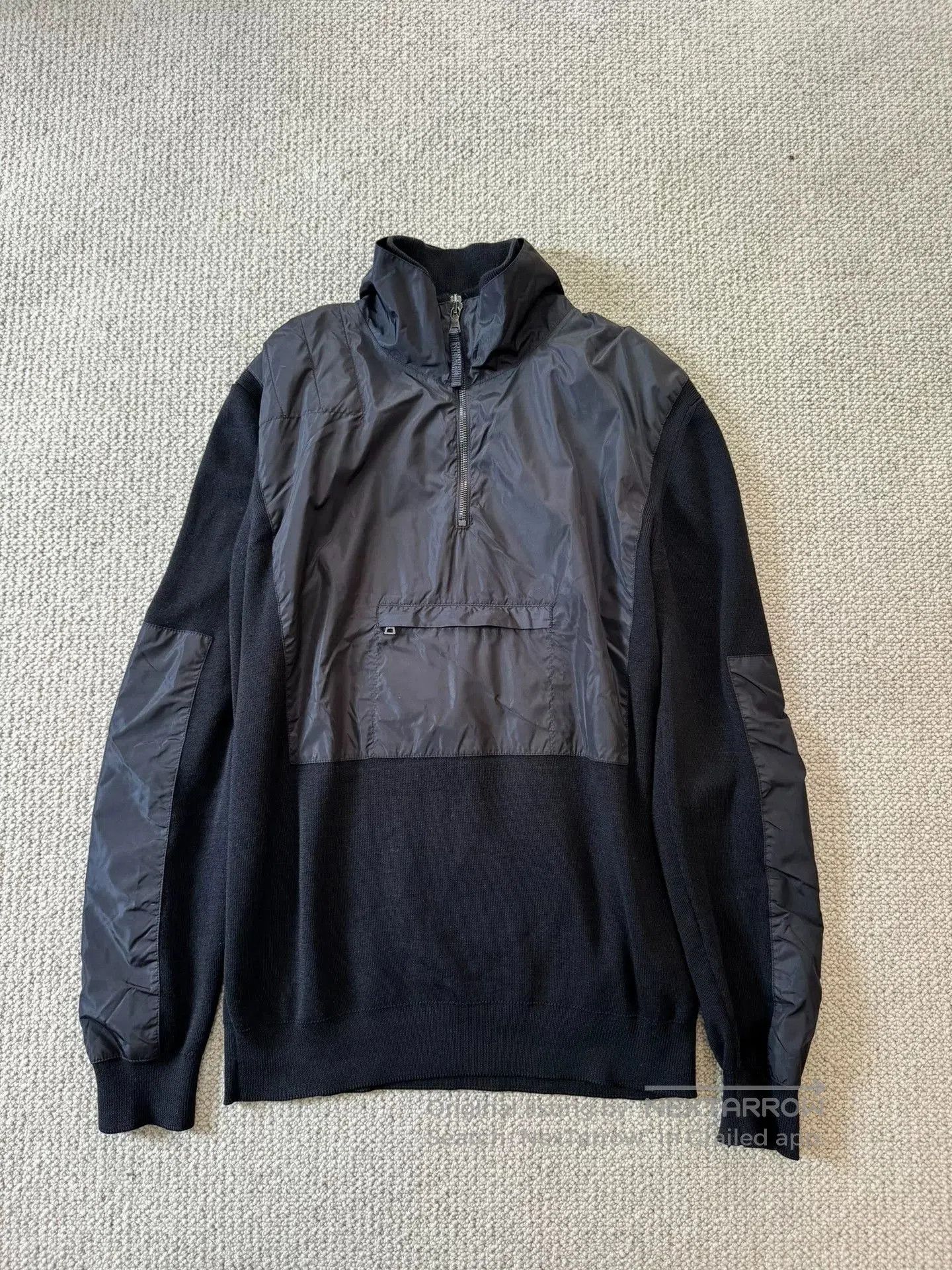 Prada PRADA Wool Zip Sweater. Size US L / EU 52-54 / 3 - 1 Thumbnail