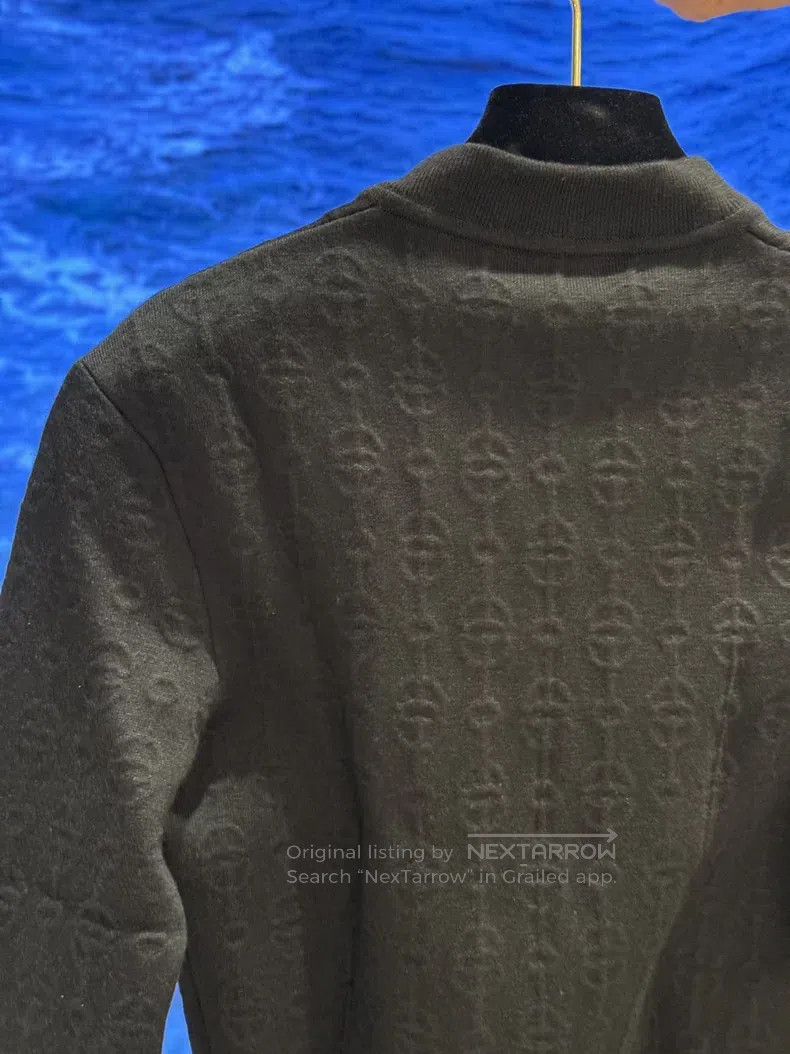 Hermes Hermes Black Camo Logo Jacket Women's Knitted Size XS / US 0-2 / IT 36-38 - 3 Thumbnail