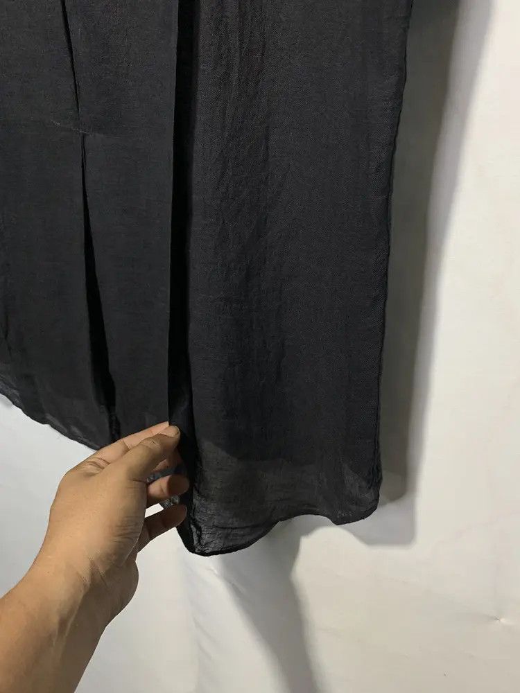 Gucci *RARE* 80s Gucci Linen sheer GG black shirt Size US L / EU 52-54 / 3 - 12 Thumbnail