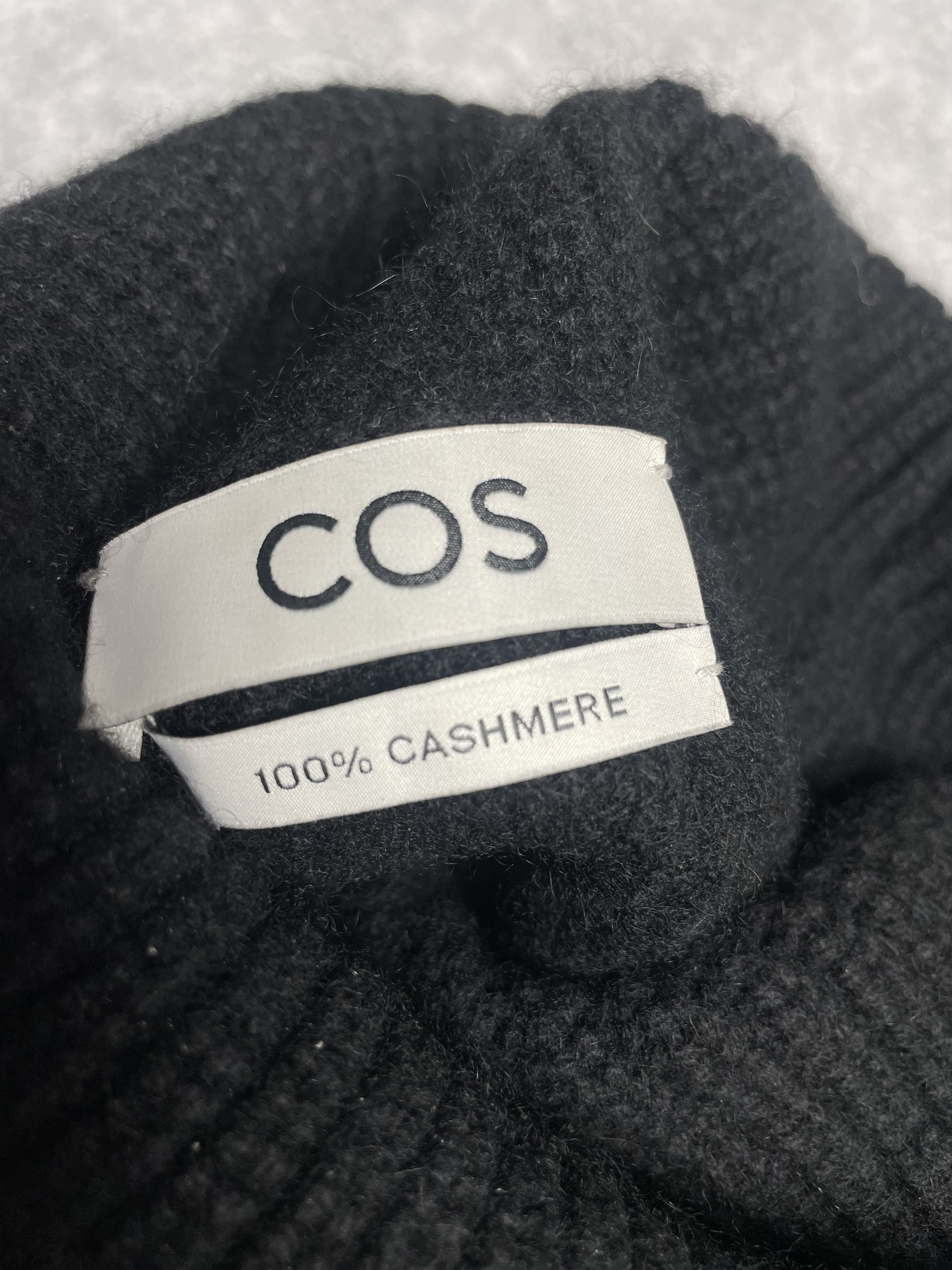 Cos COS Open-Side Cashmere Vest Black Size ONE SIZE - 9 Thumbnail
