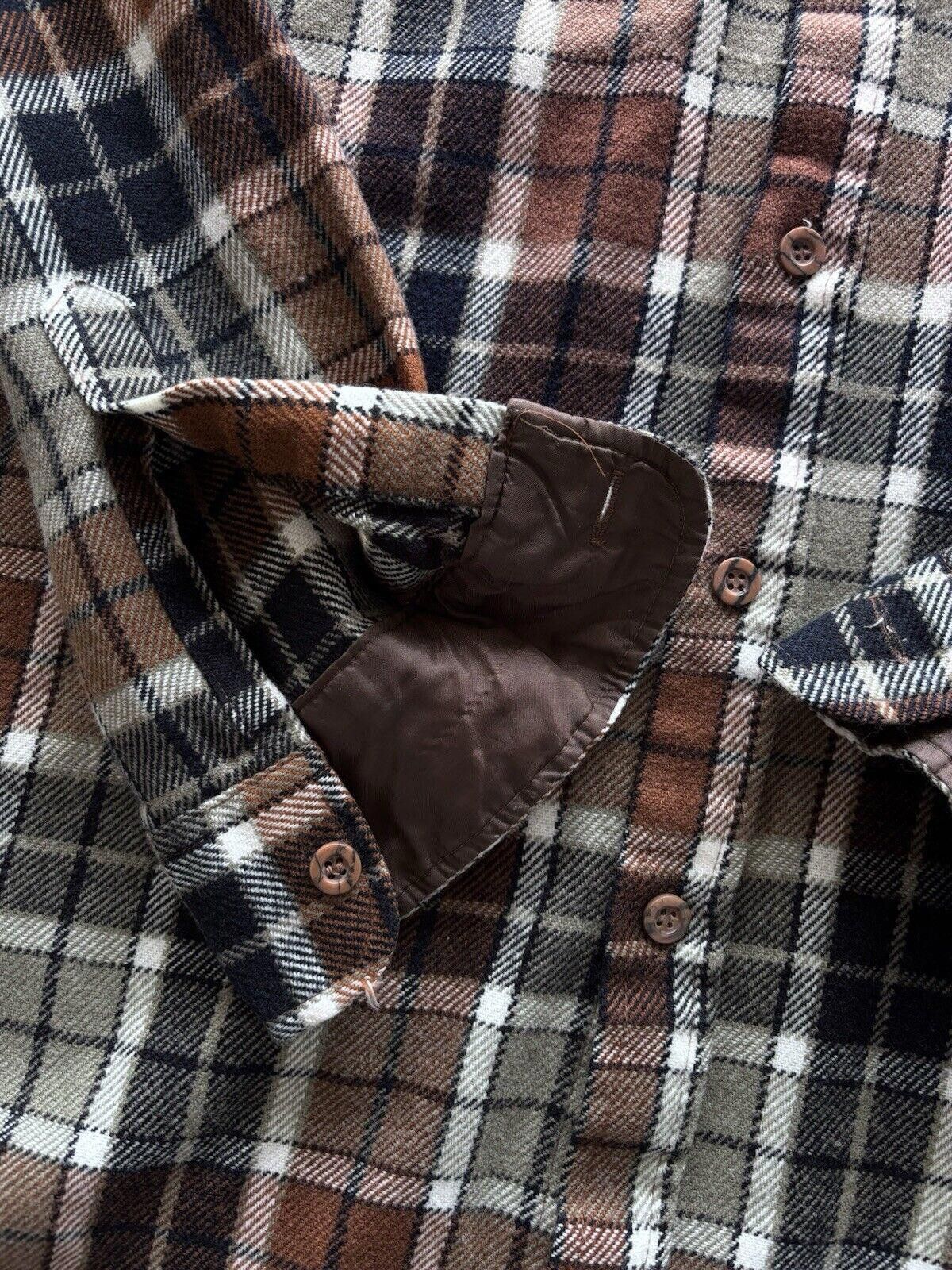 JCPenney × Vintage Vintage JC Penney Acrylic Button Up Flannel Mens Medium Tall Size US M / EU 48-50 / 2 - 9 Thumbnail