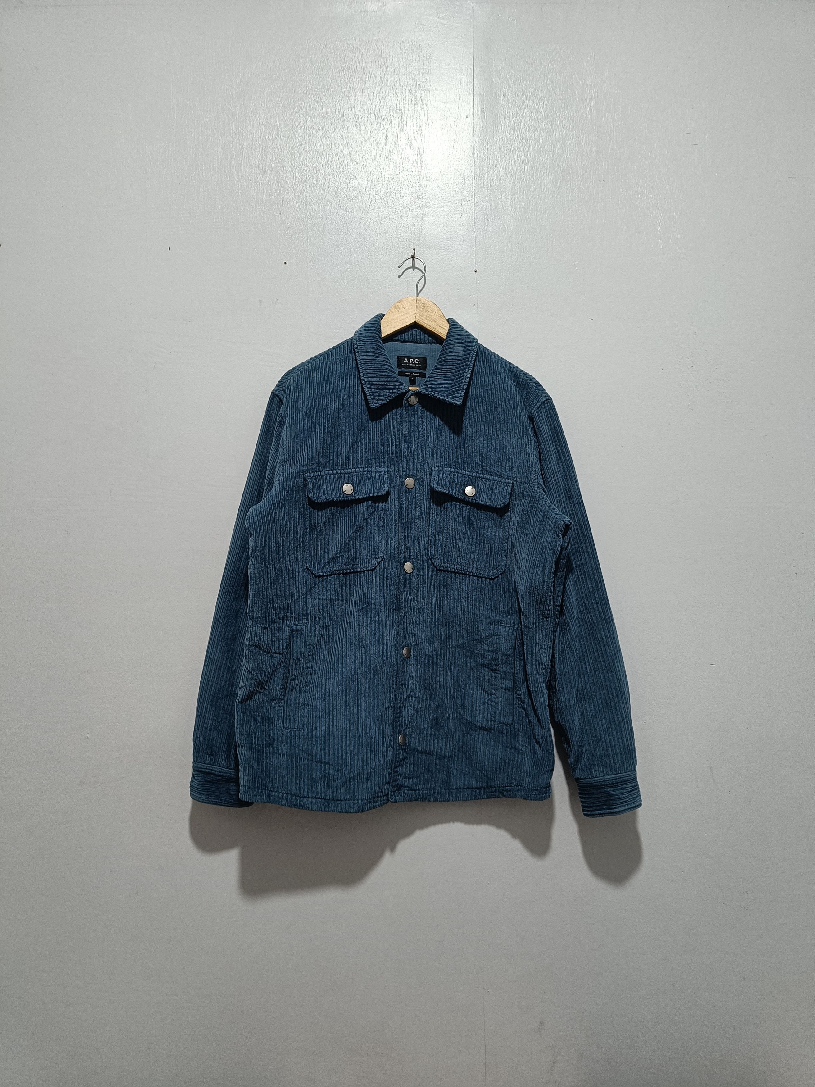 A.P.C. A.P.C Alex Cotton-Corduroy Overshirt Size US S / EU 44-46 / 1 - 1 Thumbnail