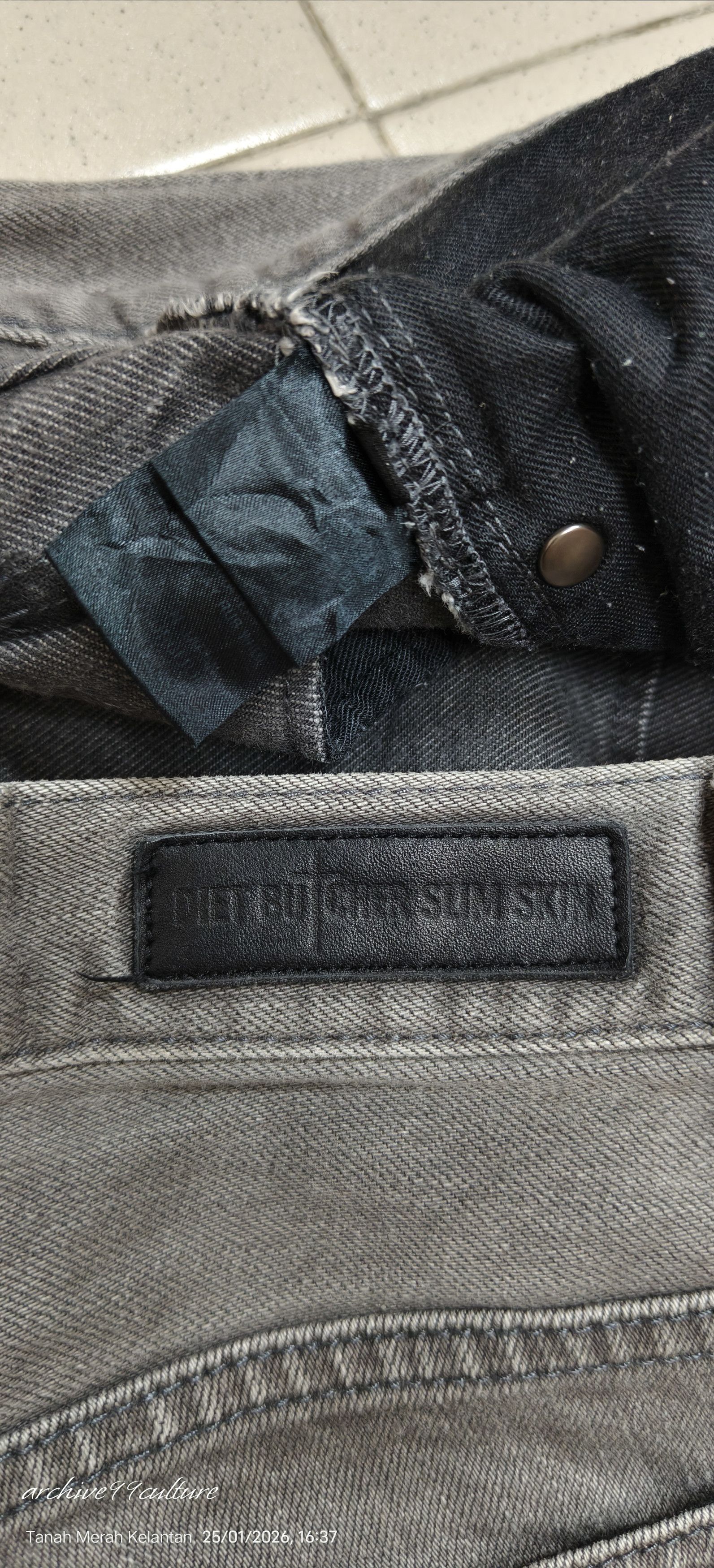 Diet Butcher Slim Skin AW2013 DIET BUTCHER SLIM SKIN Classic Grey Skinny Jeans Size US 32 / EU 48 - 5 Thumbnail