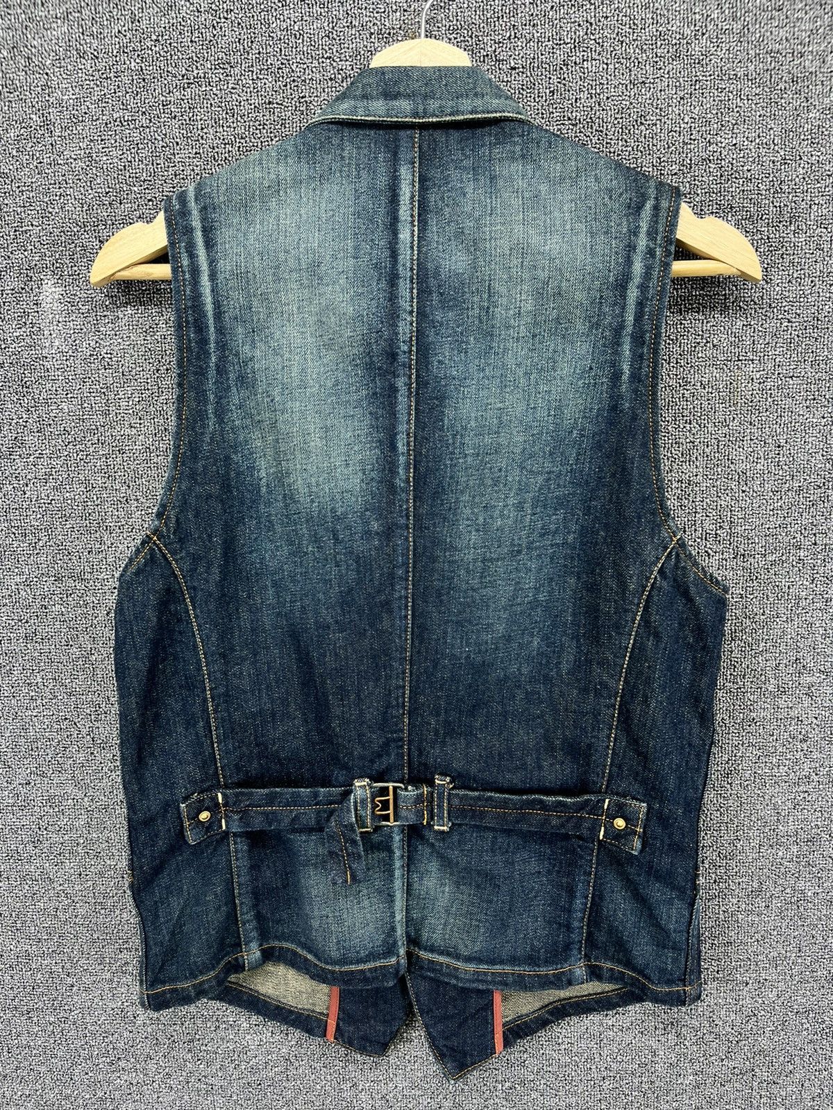Japanese Brand Vintage Haib Rare Denim Vest Size M / US 6-8 / IT 42-44 - 5 Thumbnail