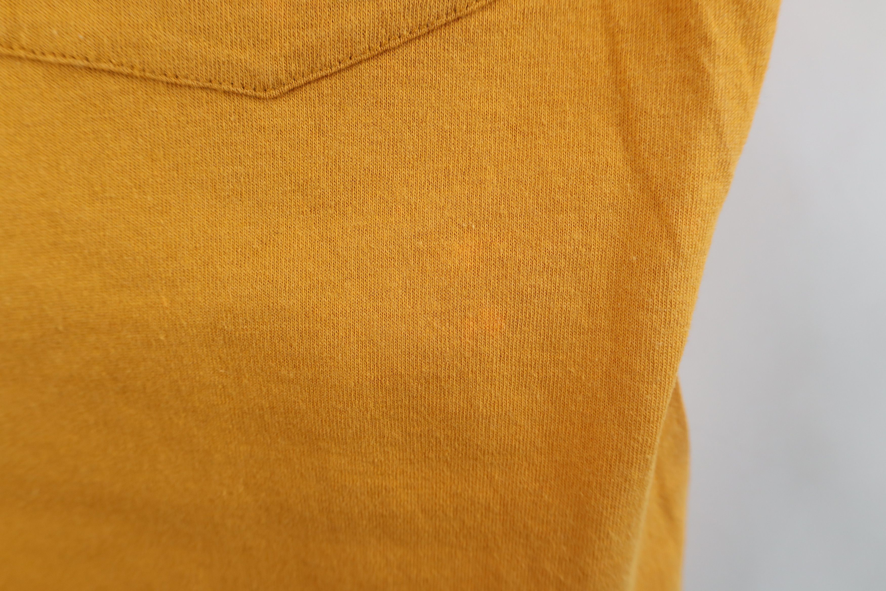 Vintage Vintage 70s Streetwear Blank Pocket T-Shirt Orange USA Size US M / EU 48-50 / 2 - 4 Thumbnail