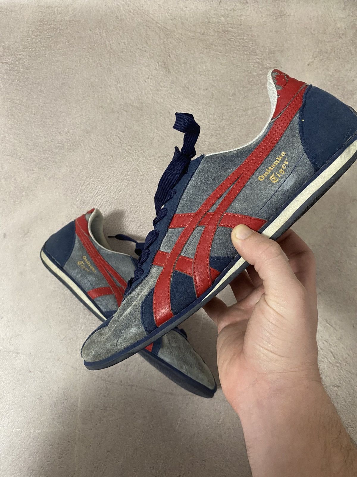 Asics × Vintage Asics Onitsuka Tiger vintage distressed shoes Size US 10 / EU 43 - 1 Thumbnail