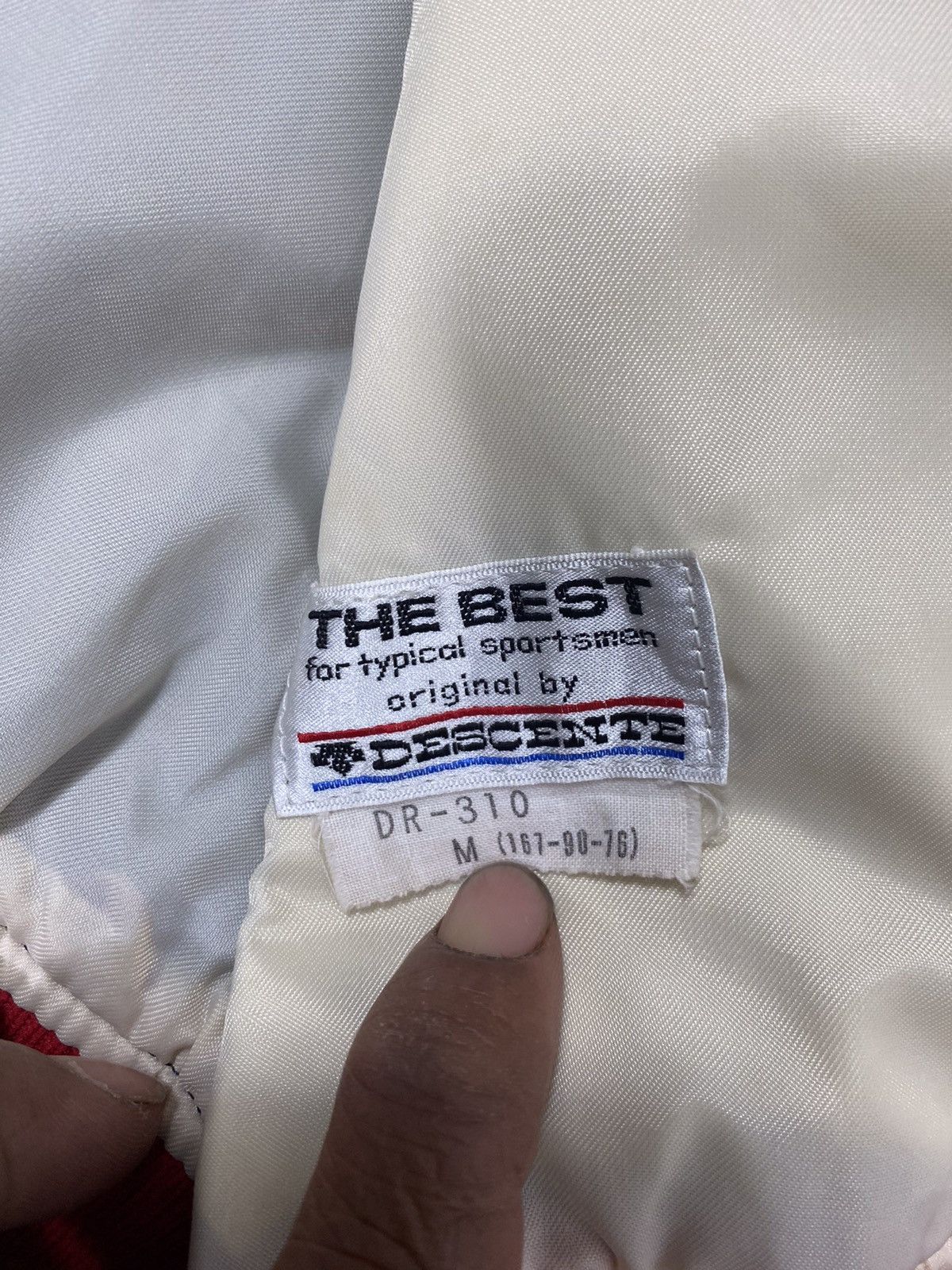 Descente × Vintage A12 🇯🇵 Rare - Vintage The Best by Descente Varsity Jacket Size US L / EU 52-54 / 3 - 14 Thumbnail