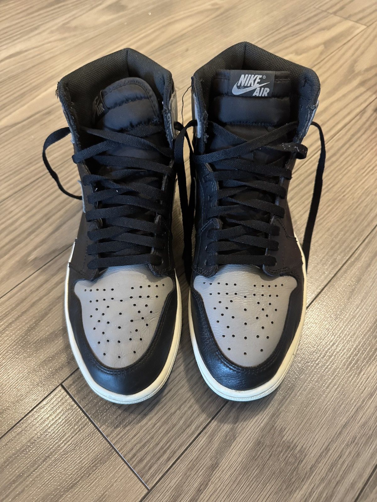Nike Air Jordan 1 Retro High OG ‘2017’ (Shadow) Size US 12 / EU 45 - 2 Thumbnail