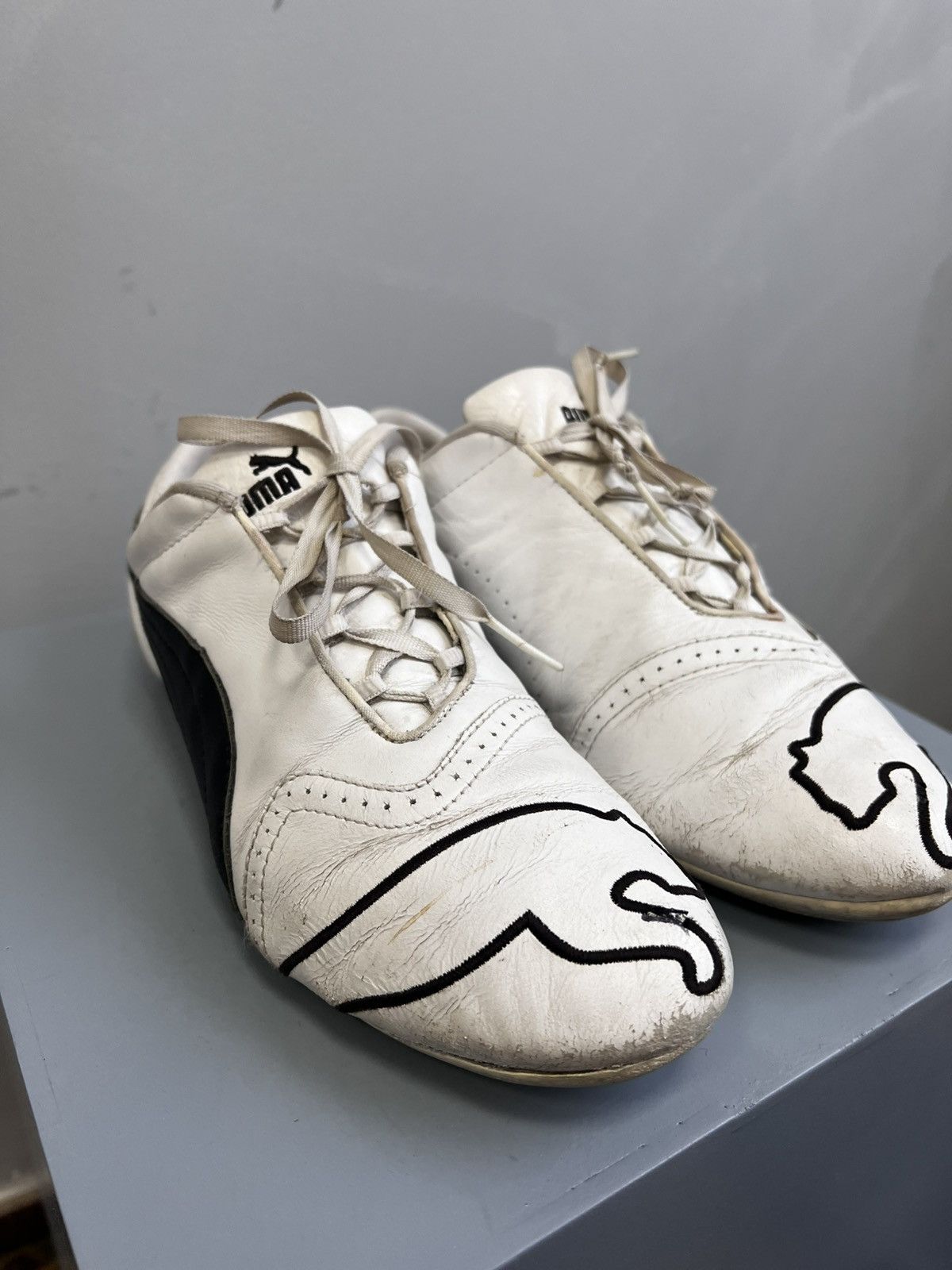 Adidas × Puma 00s SPEEDCAT PUMA Y-3 STYLE LEATHER MOTO BOOTS SNEAKERS Size US 8.5 / IT 38.5 - 5 Thumbnail