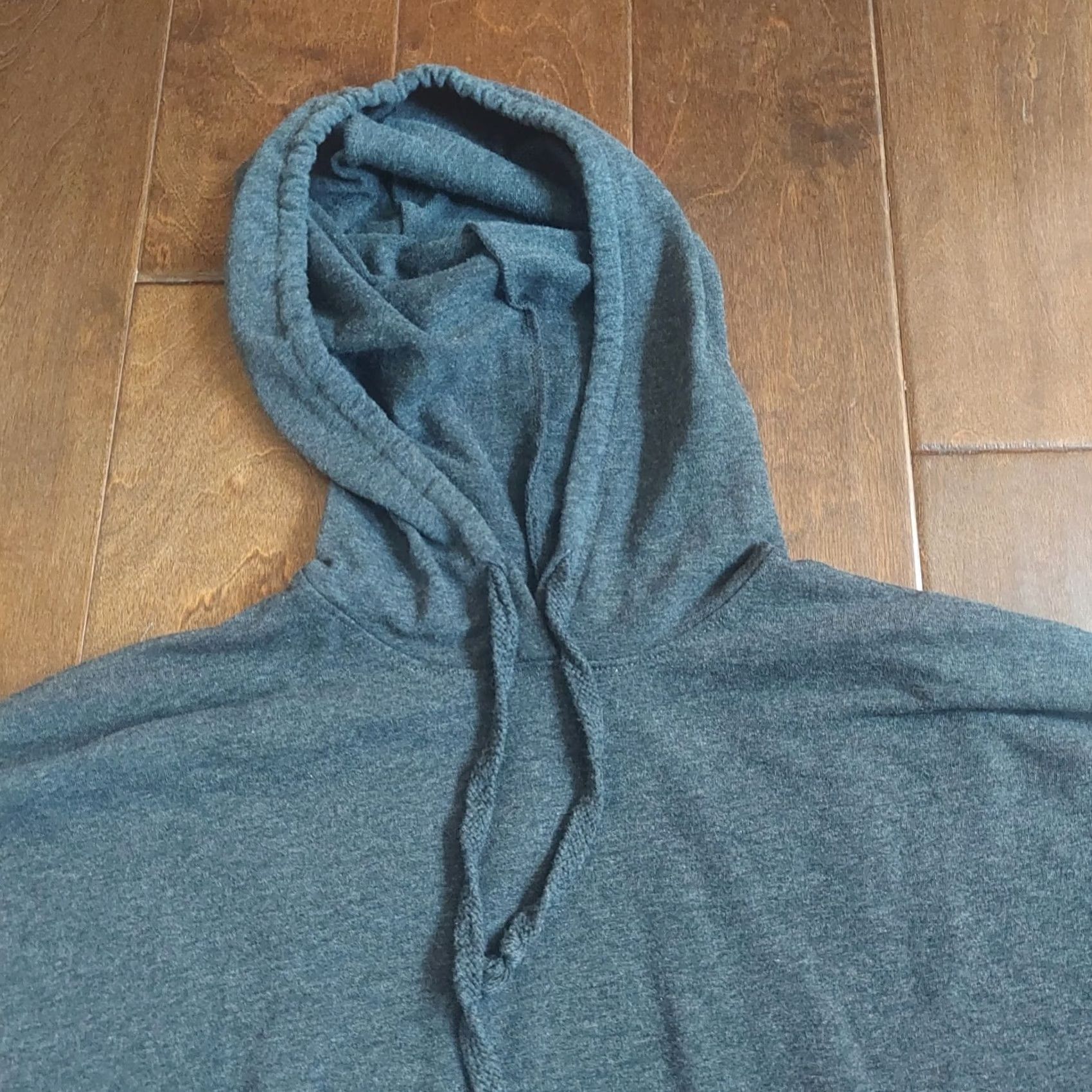 Fashion Nova Fashion Nova Hoodie Women Gray Drawstring Cropped - Size M - Pullover, Long Sleeve, Solid, Activewear, Casual, Travel, Party/Cocktail Size M / US 6-8 / IT 42-44 - 4 Thumbnail