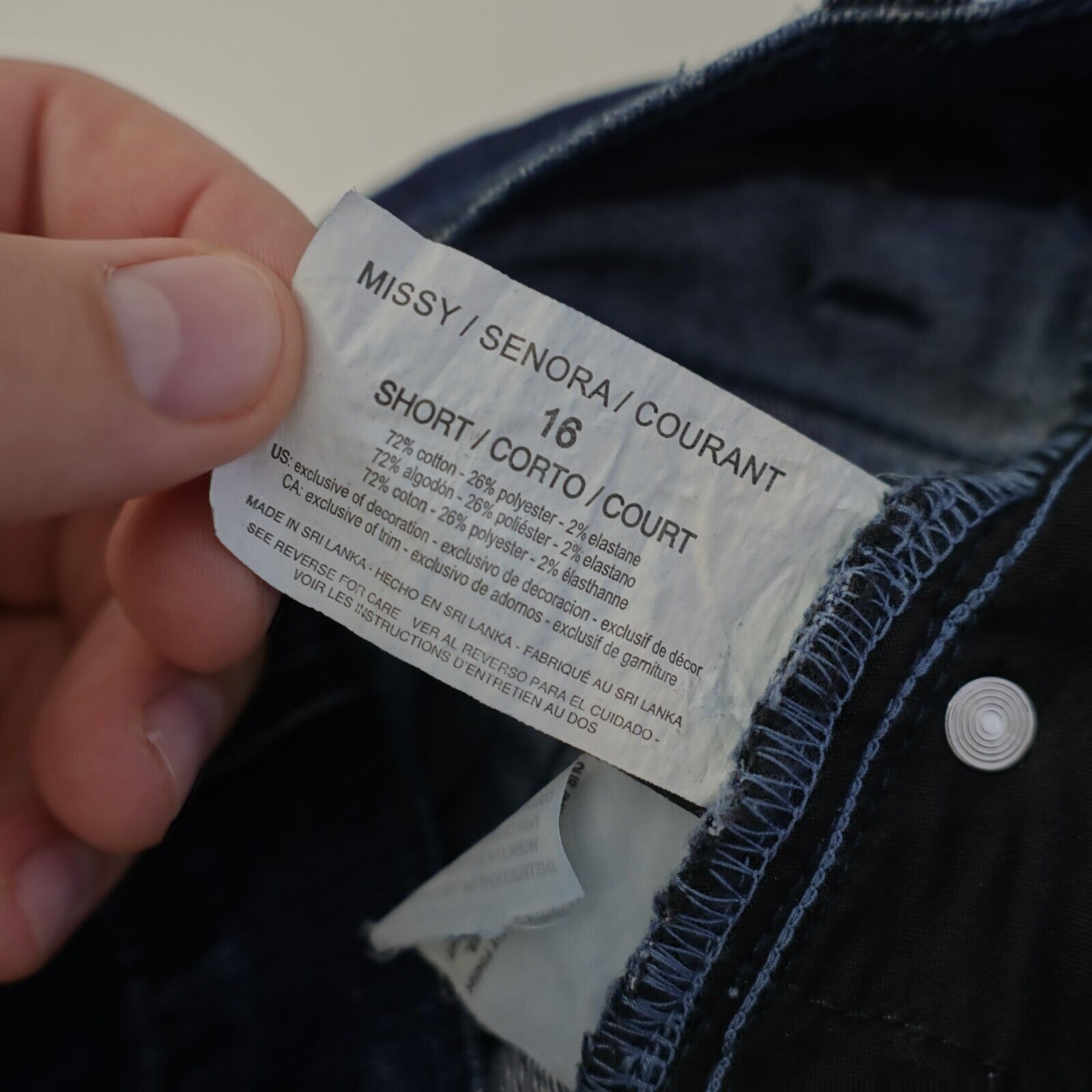 Gloria Vanderbilt Gloria Vanderbilt Amanda Size 16 Short Blue Denim Jeans High Size 38" / US 16 / IT 52 - 8 Thumbnail