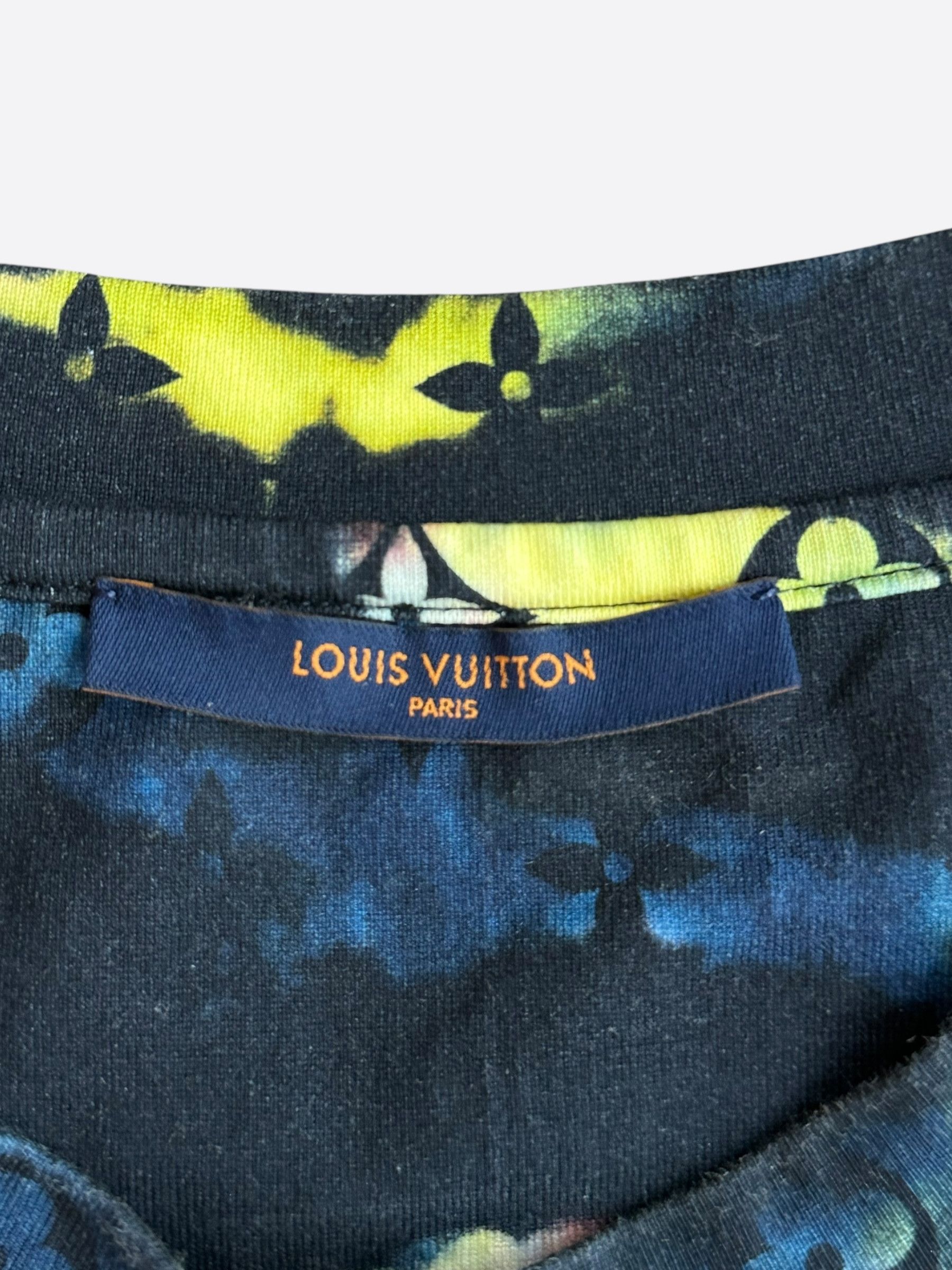 Louis Vuitton Louis Vuitton Navy Tie-Dye Camo Monogram T-Shirt Size US XL / EU 56 / 4 - 3 Thumbnail