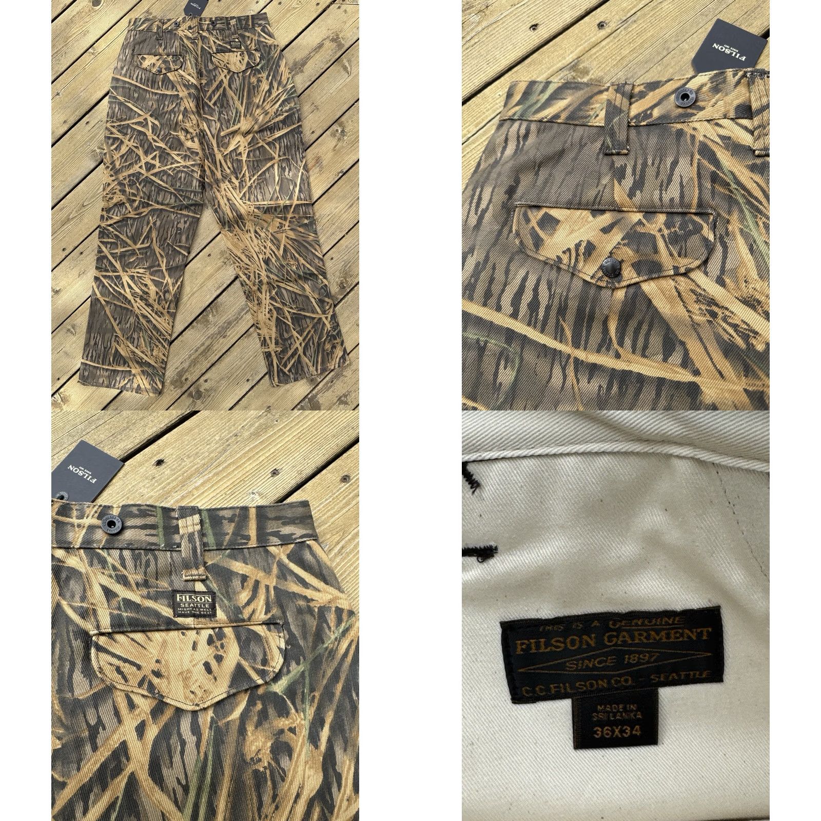 Filson Filson Mossy Oak Camo Pants 36x34 Rugged Twill Hunting Workwear NWT Mens Size US 36 / EU 52 - 8 Thumbnail