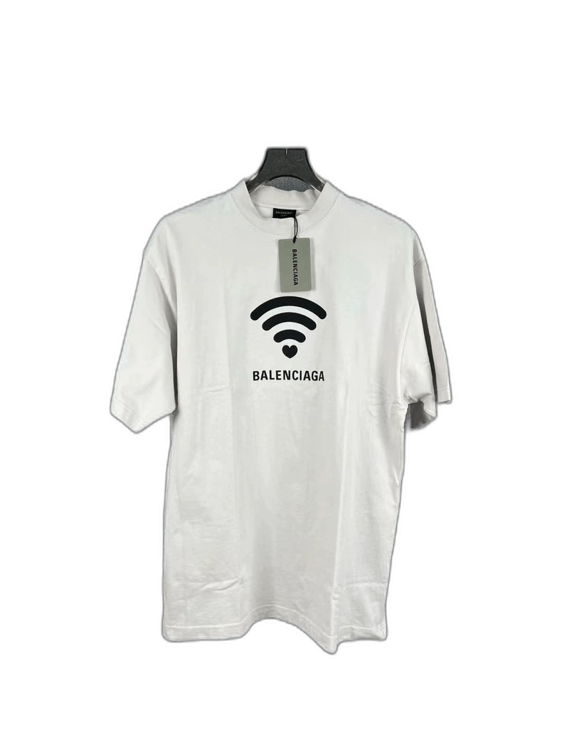 Balenciaga BALENCIAGA WIFI Letter Short Sleeve T-Shirt-yf Size US XS / EU 42 / 0 - 1 Thumbnail